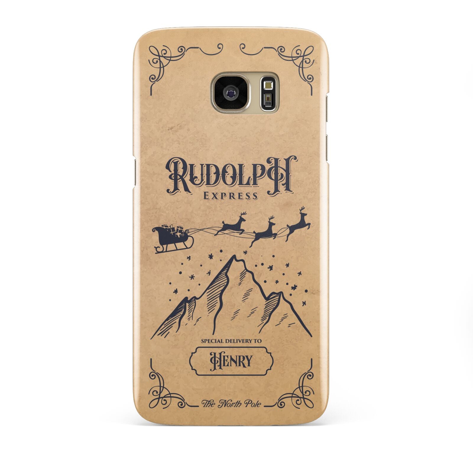 Rudolph Express Custom Samsung Galaxy S7 Edge Case