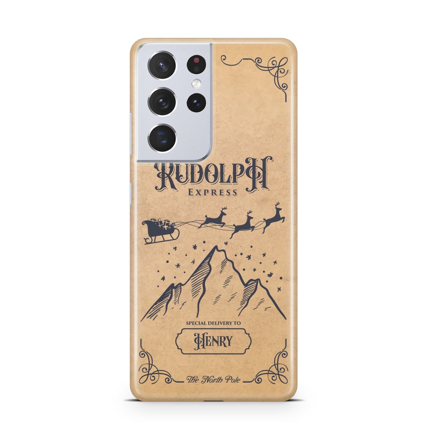 Rudolph Express Custom Samsung S21 Ultra Case