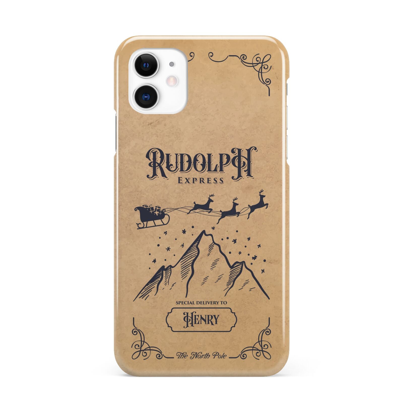 Rudolph Express Custom iPhone 11 3D Snap Case