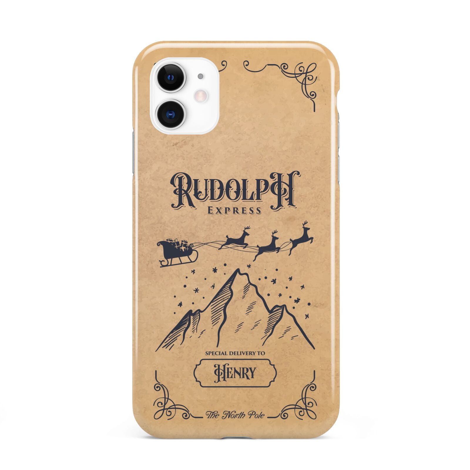 Rudolph Express Custom iPhone 11 3D Tough Case