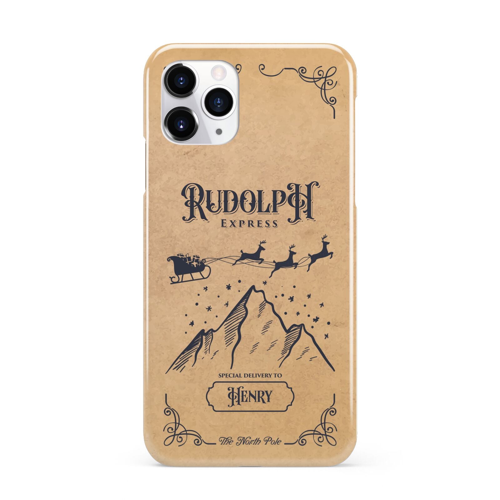 Rudolph Express Custom iPhone 11 Pro 3D Snap Case