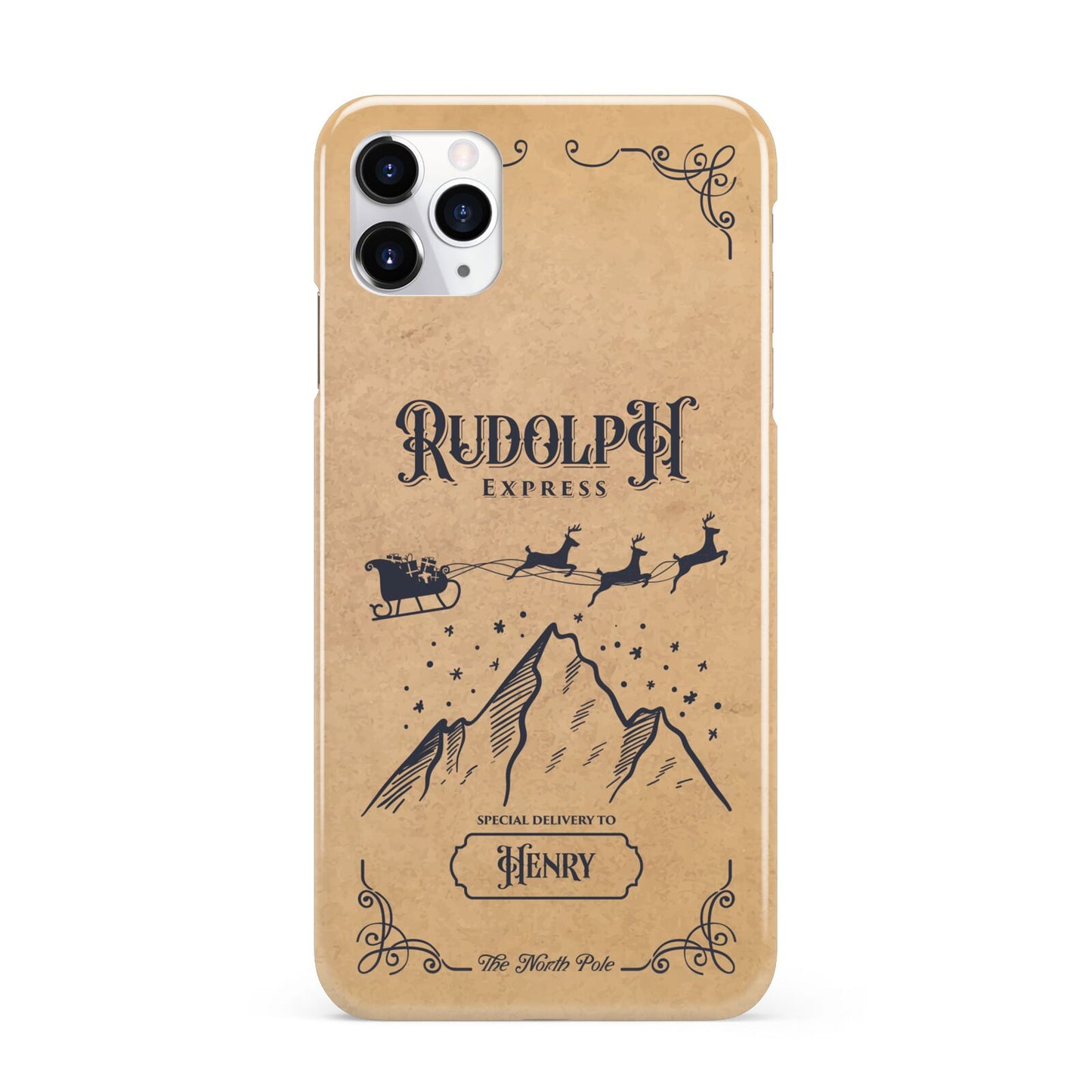 Rudolph Express Custom iPhone 11 Pro Max 3D Snap Case