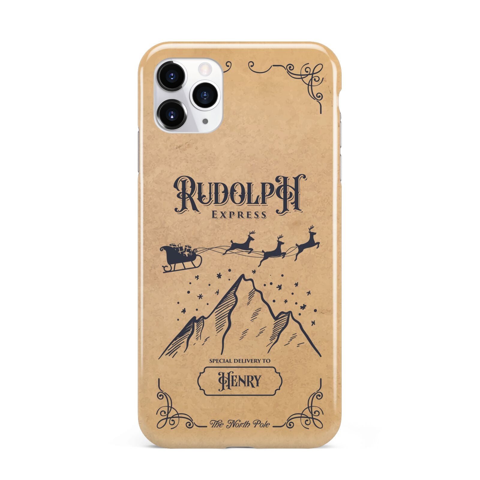 Rudolph Express Custom iPhone 11 Pro Max 3D Tough Case