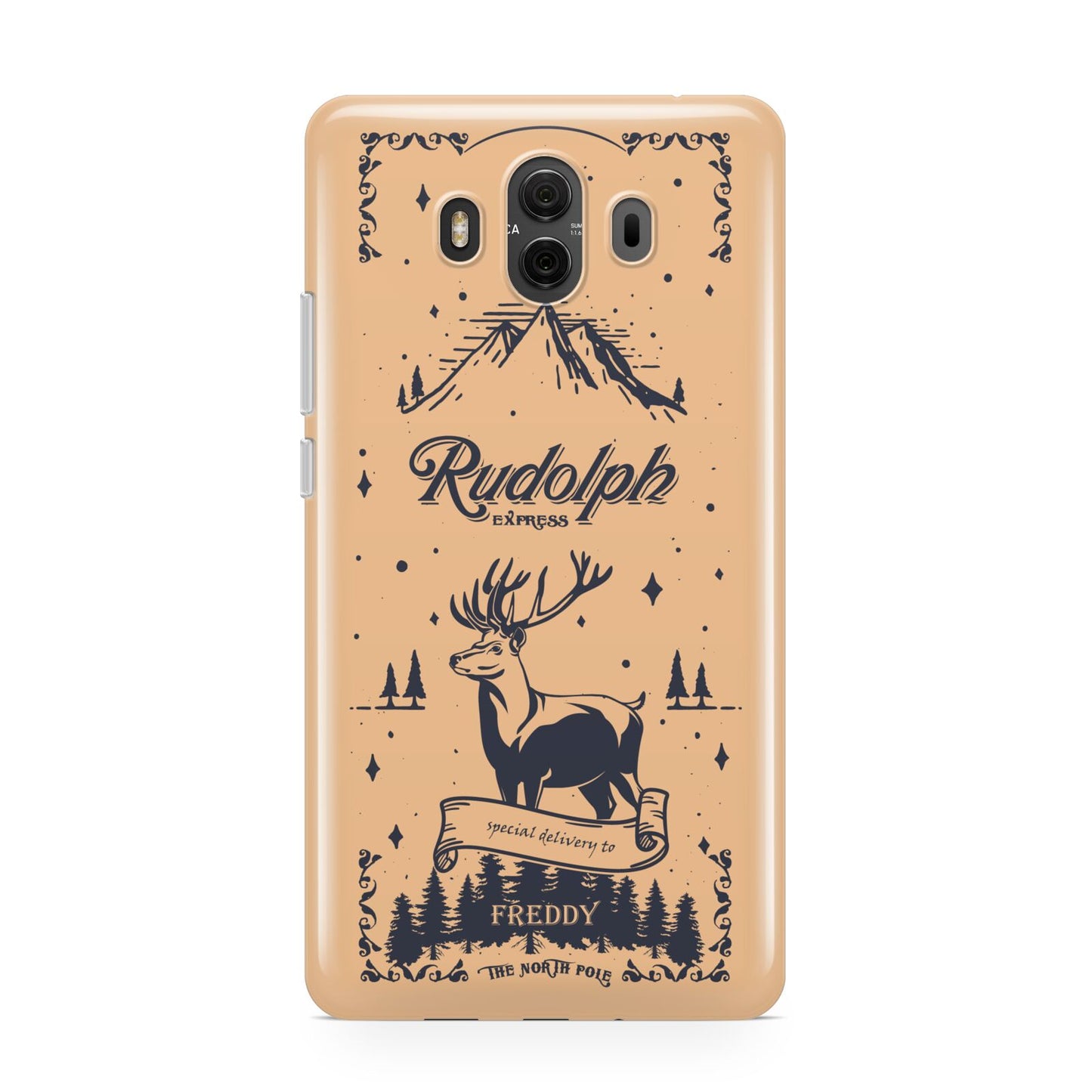 Rudolph Express Personalised Huawei Mate 10 Protective Phone Case