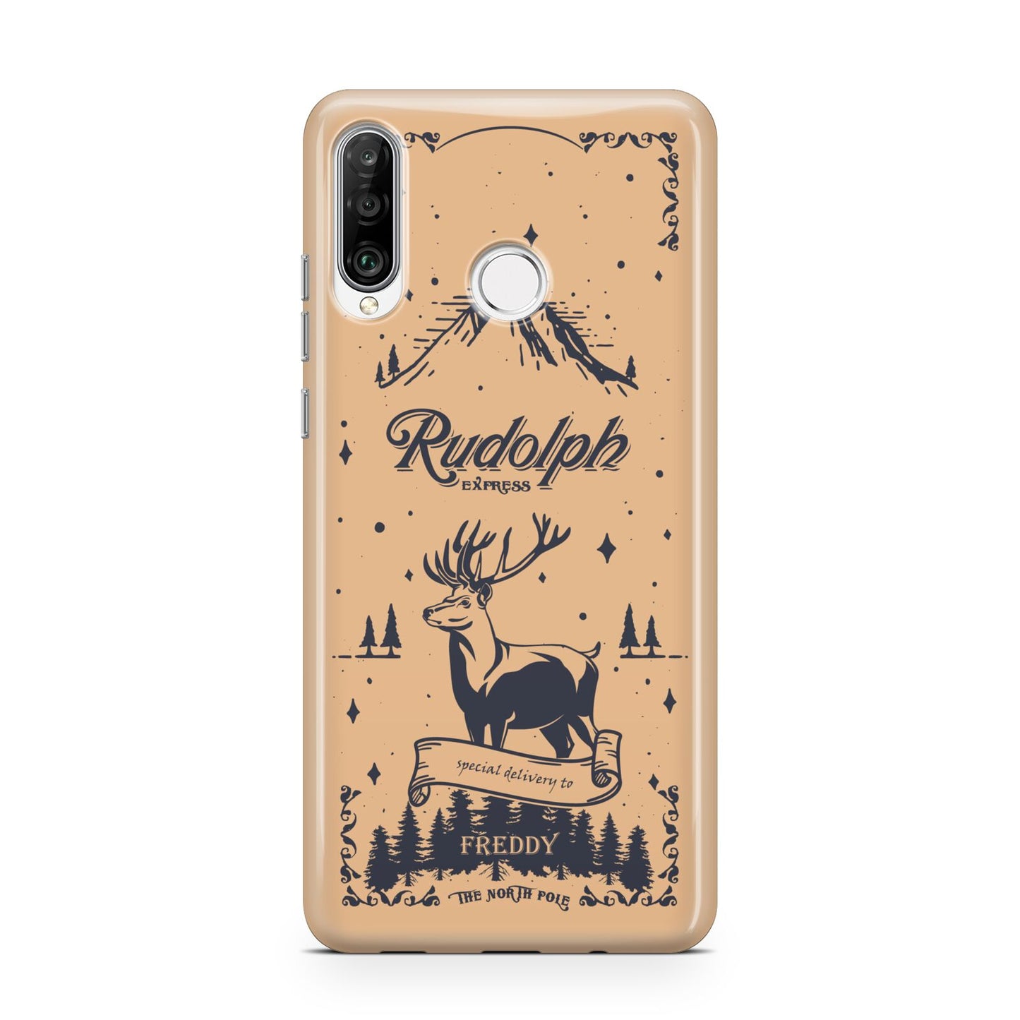 Rudolph Express Personalised Huawei P30 Lite Phone Case