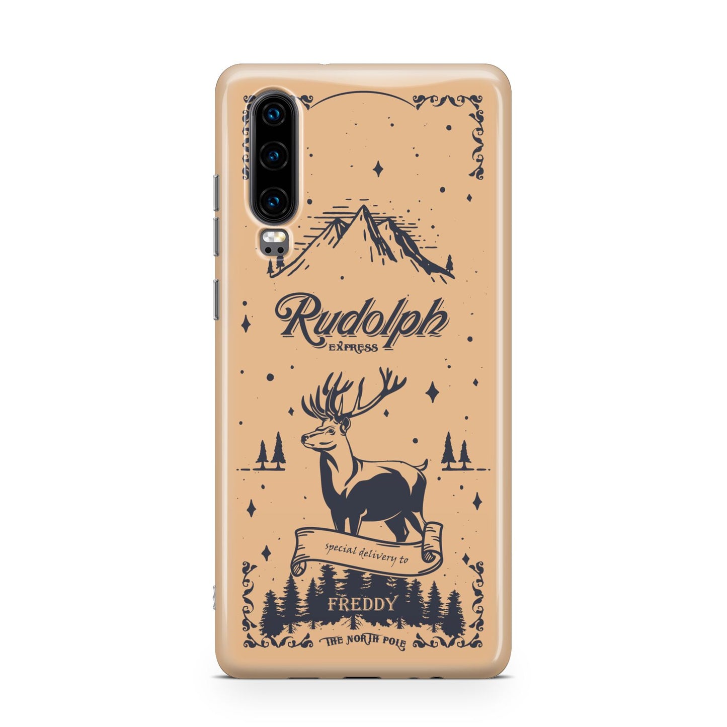 Rudolph Express Personalised Huawei P30 Phone Case