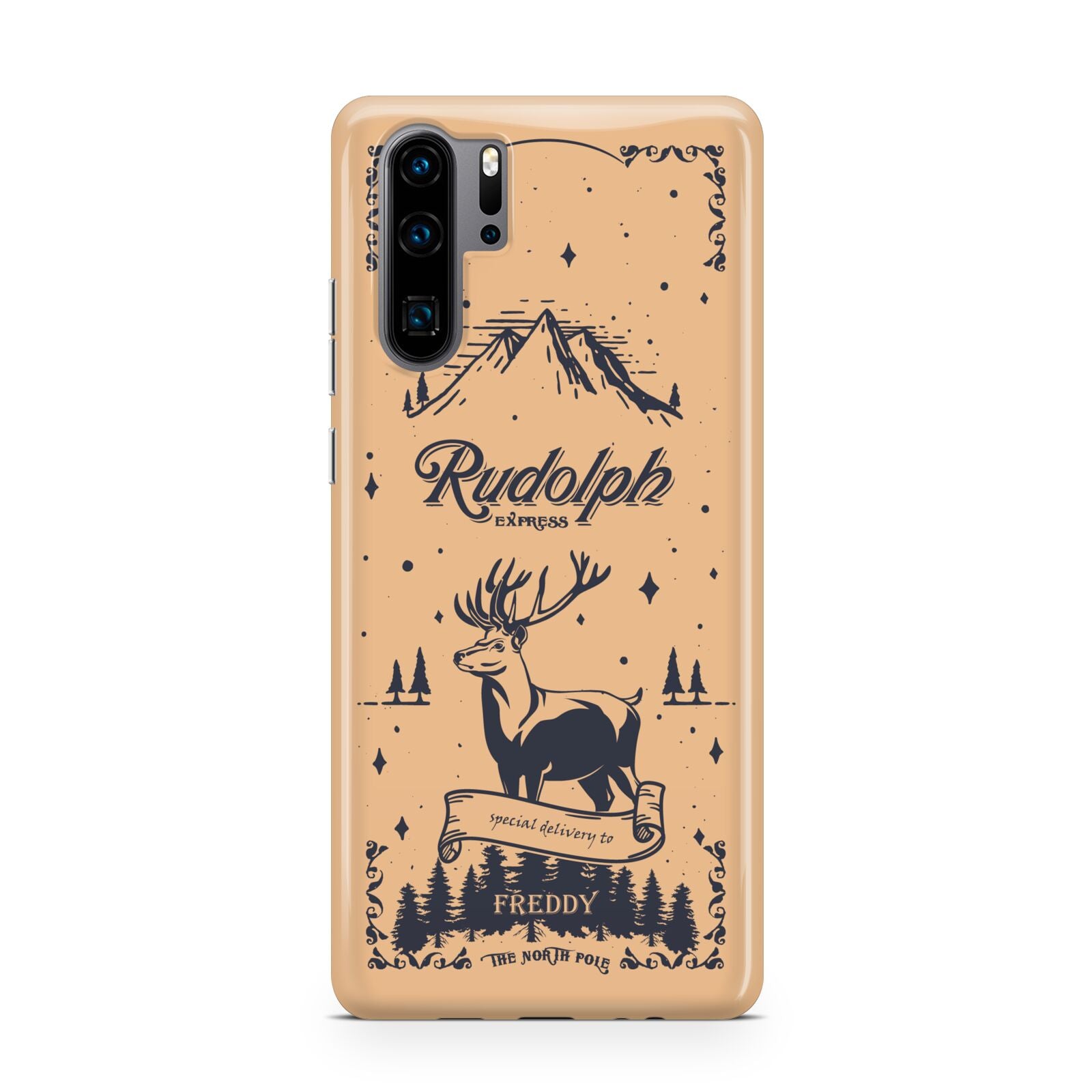 Rudolph Express Personalised Huawei P30 Pro Phone Case