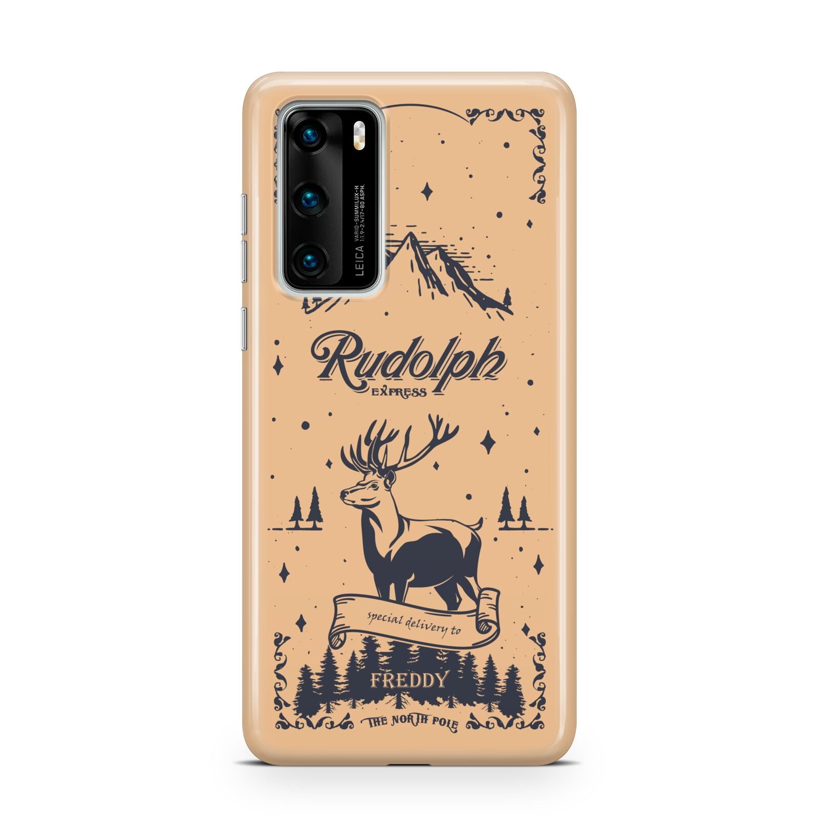 Rudolph Express Personalised Huawei P40 Phone Case