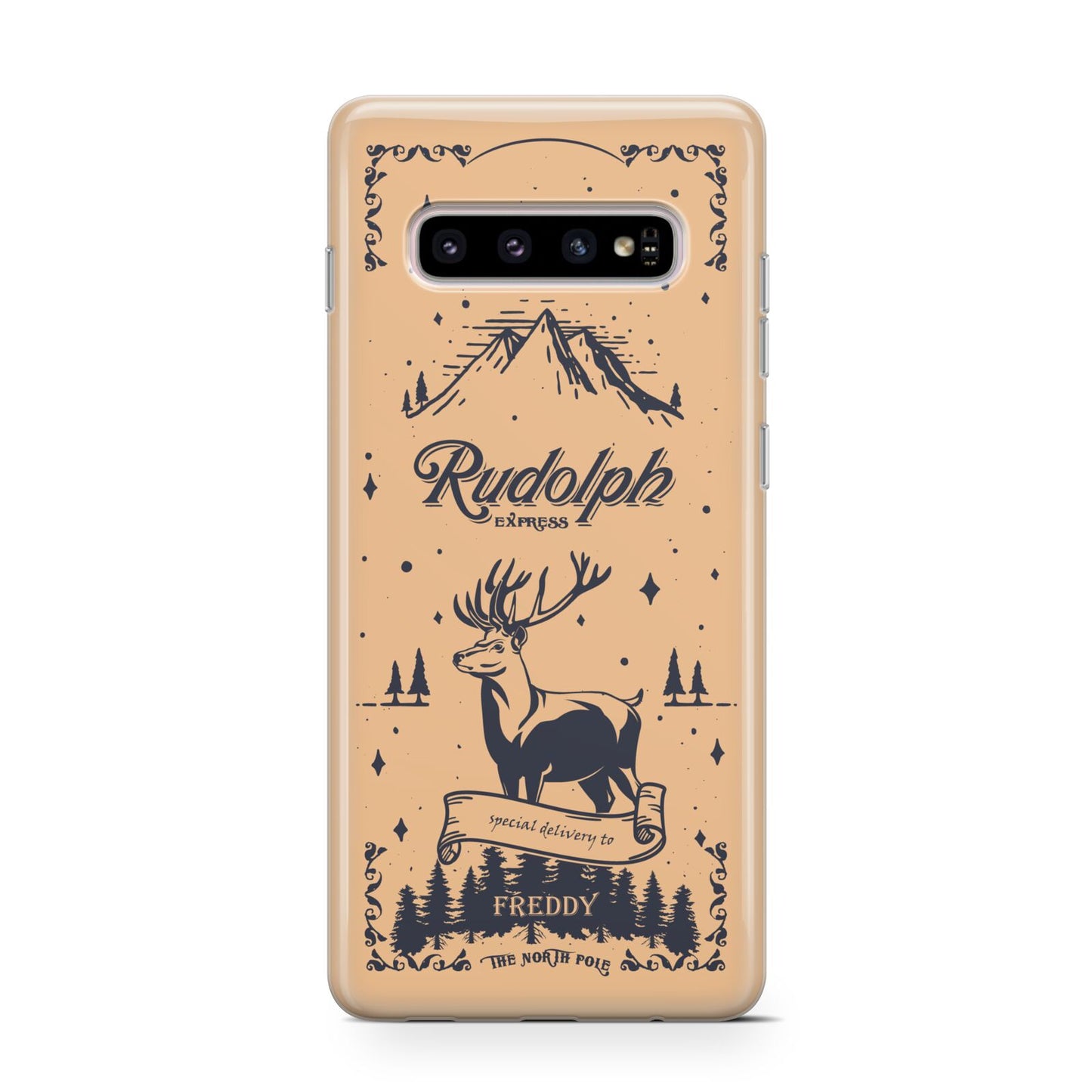 Rudolph Express Personalised Protective Samsung Galaxy Case