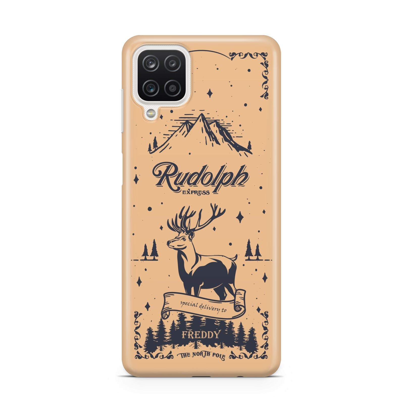 Rudolph Express Personalised Samsung A12 Case