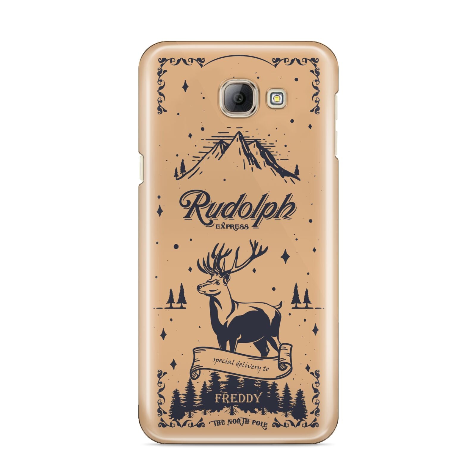 Rudolph Express Personalised Samsung Galaxy A8 2016 Case