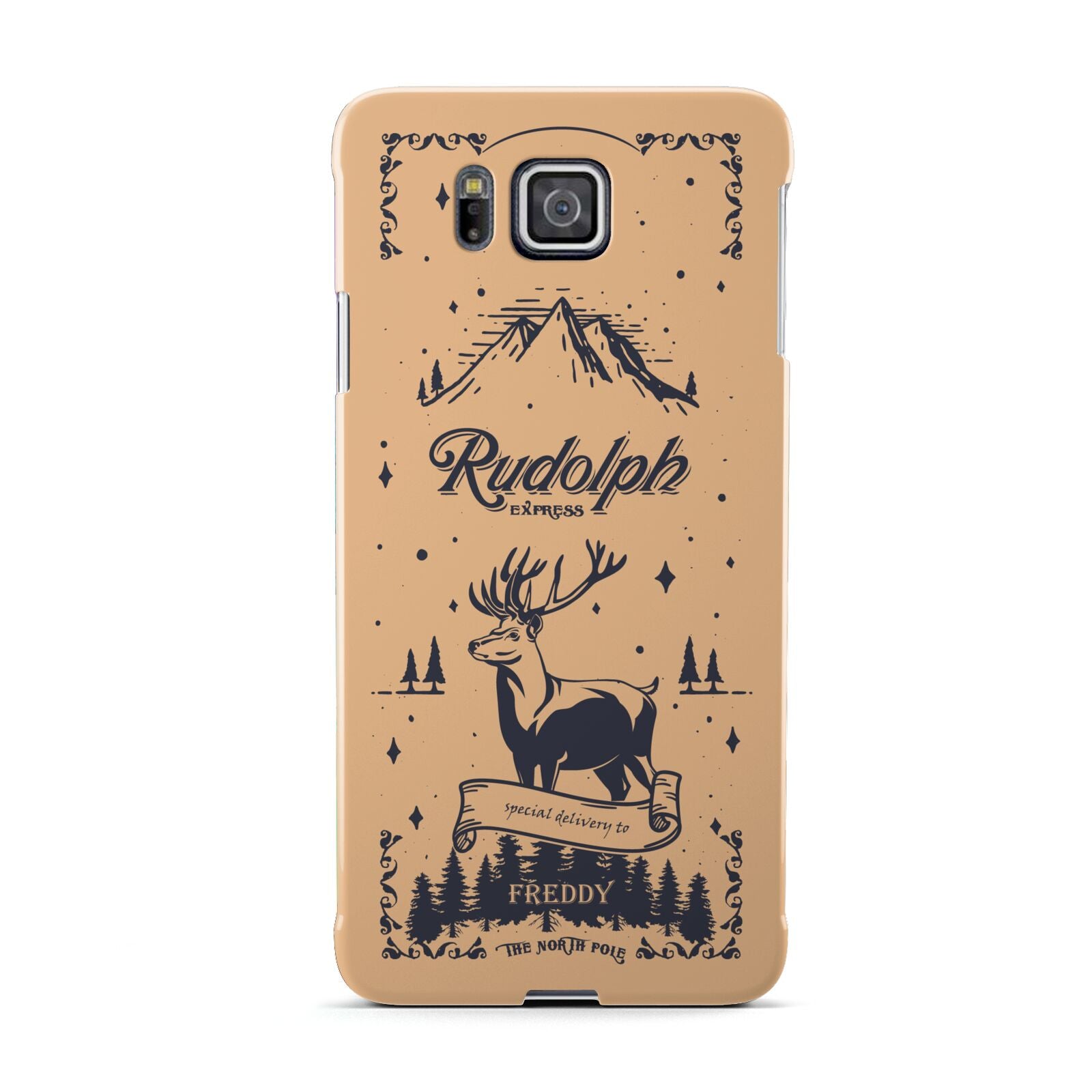 Rudolph Express Personalised Samsung Galaxy Alpha Case