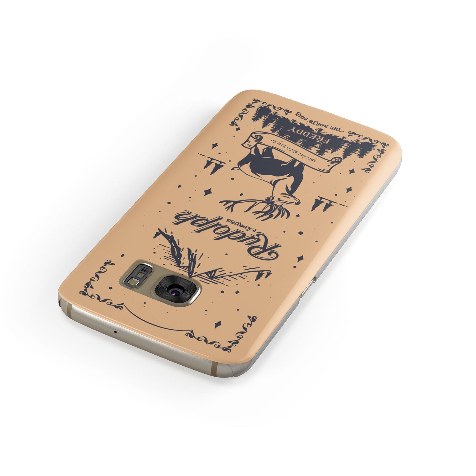 Rudolph Express Personalised Samsung Galaxy Case Front Close Up