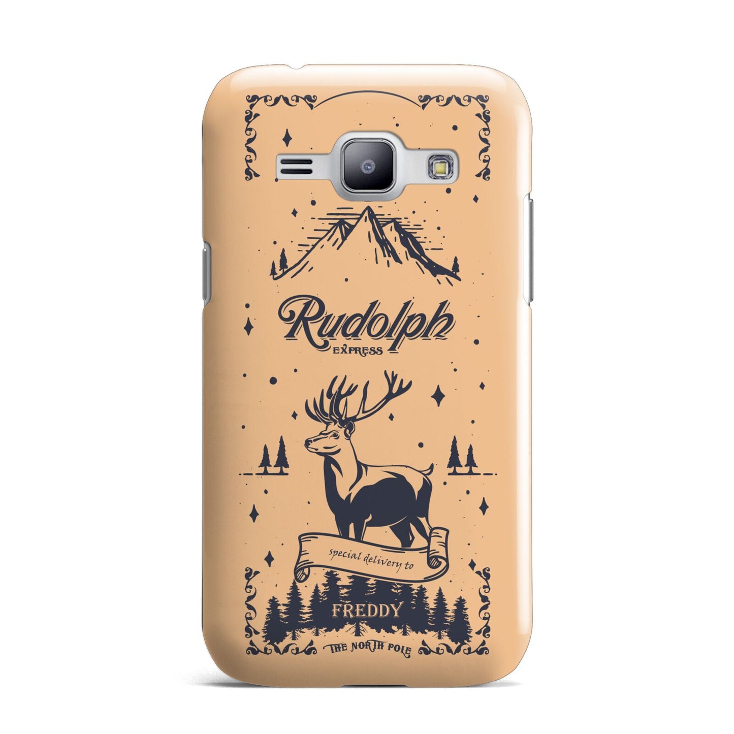 Rudolph Express Personalised Samsung Galaxy J1 2015 Case