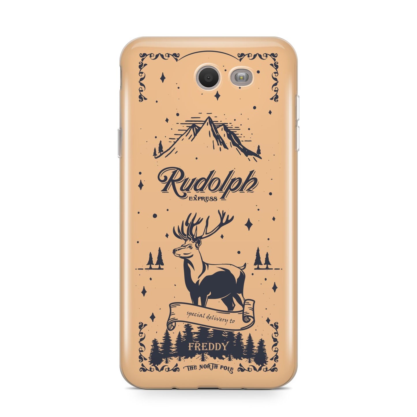 Rudolph Express Personalised Samsung Galaxy J7 2017 Case