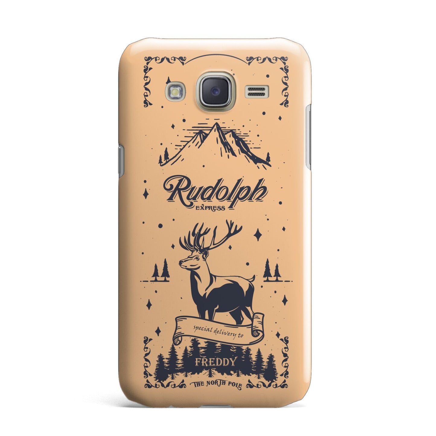 Rudolph Express Personalised Samsung Galaxy J7 Case