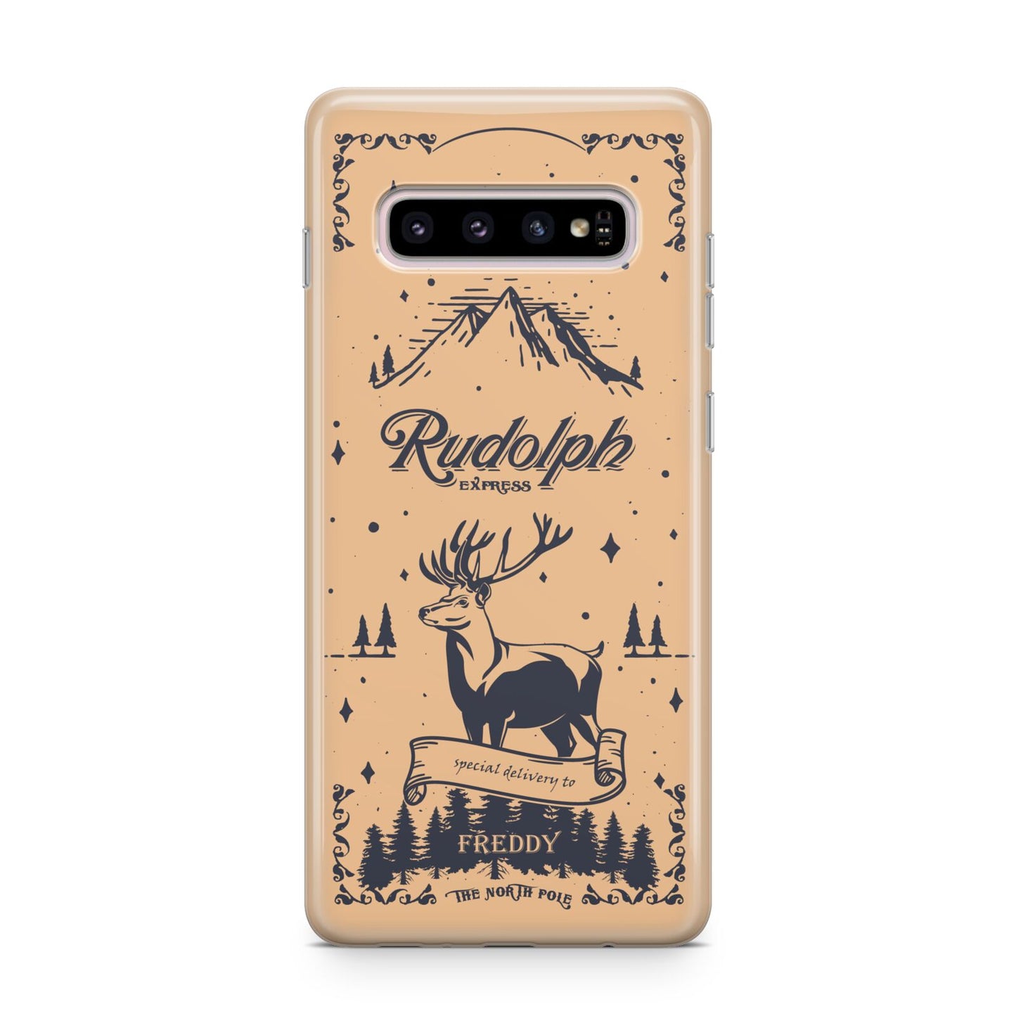 Rudolph Express Personalised Samsung Galaxy S10 Plus Case