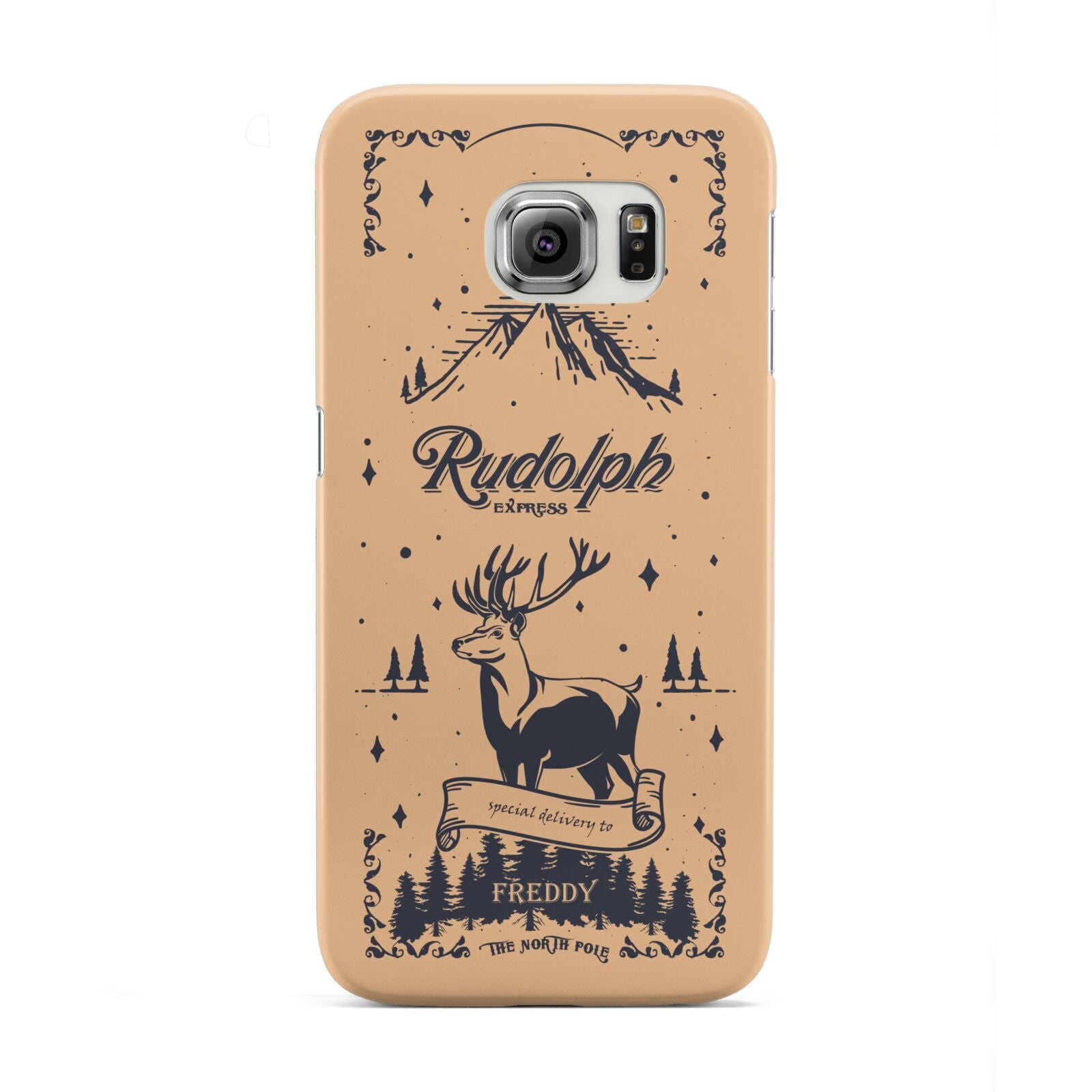 Rudolph Express Personalised Samsung Galaxy S6 Edge Case