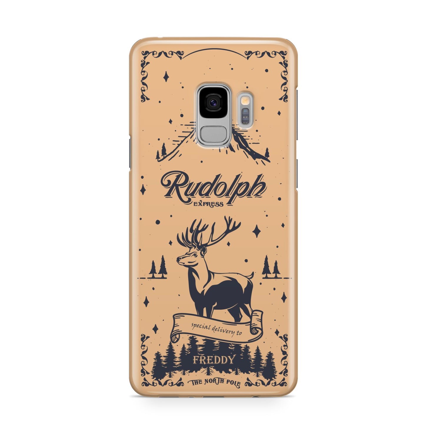 Rudolph Express Personalised Samsung Galaxy S9 Case