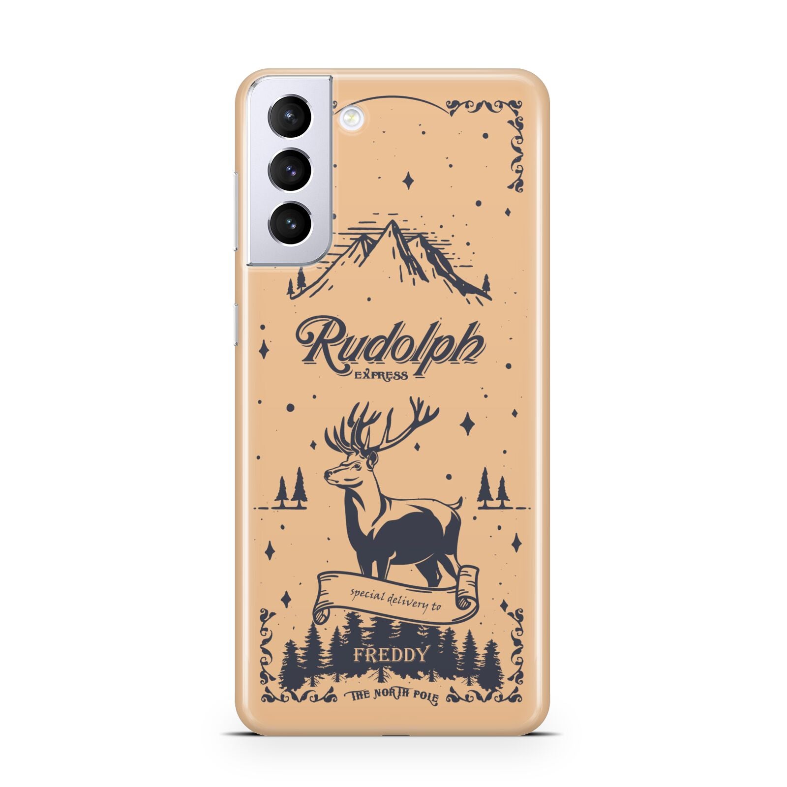 Rudolph Express Personalised Samsung S21 Plus Case