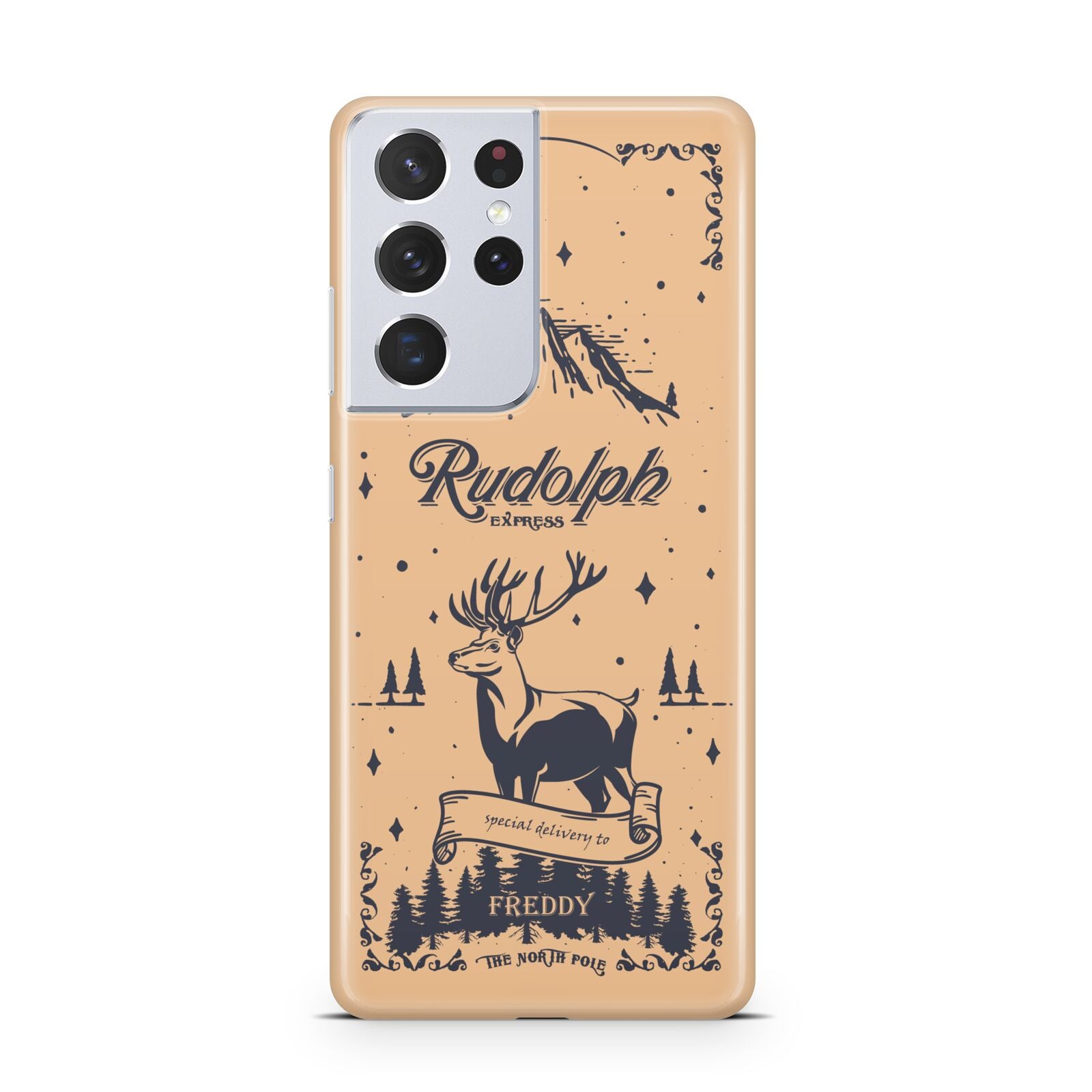 Rudolph Express Personalised Samsung S21 Ultra Case