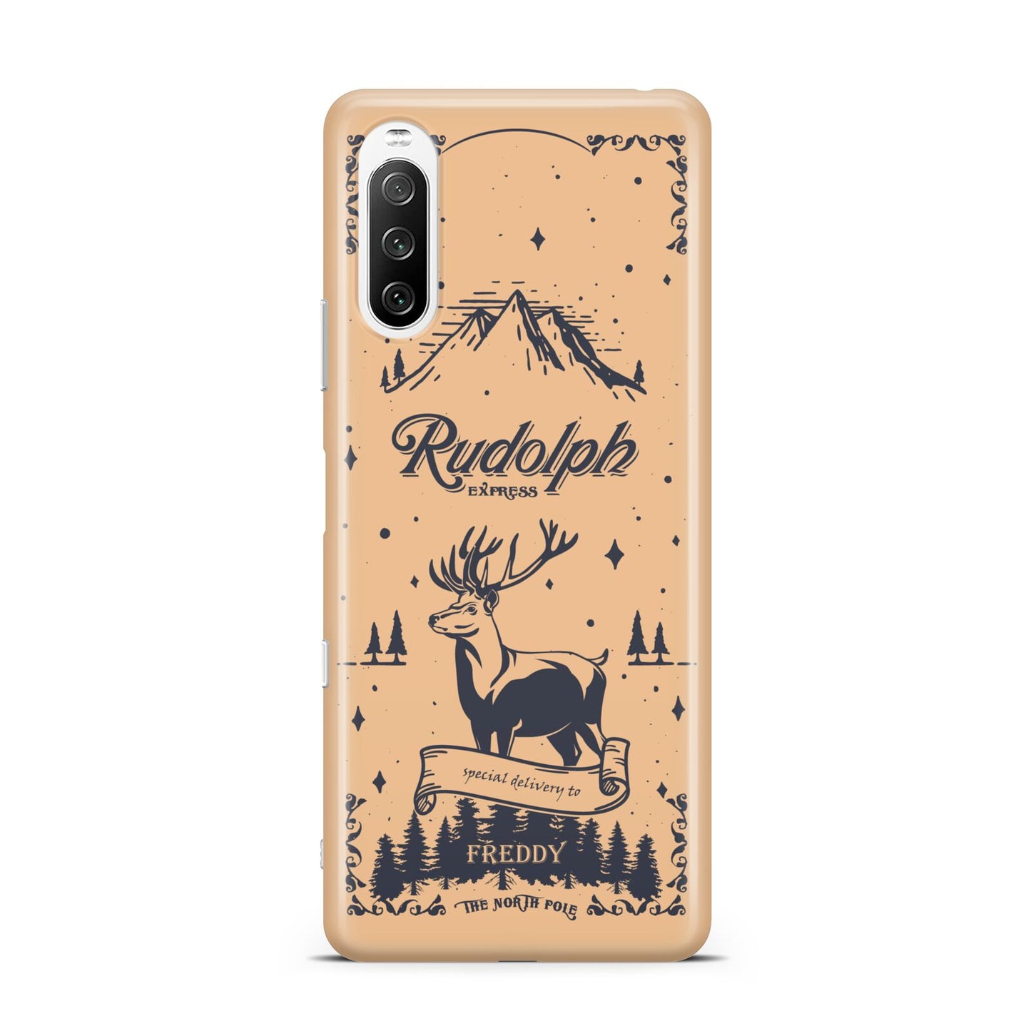 Rudolph Express Personalised Sony Xperia 10 III Case