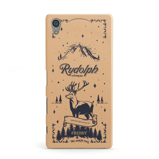 Rudolph Express Personalised Sony Xperia Case