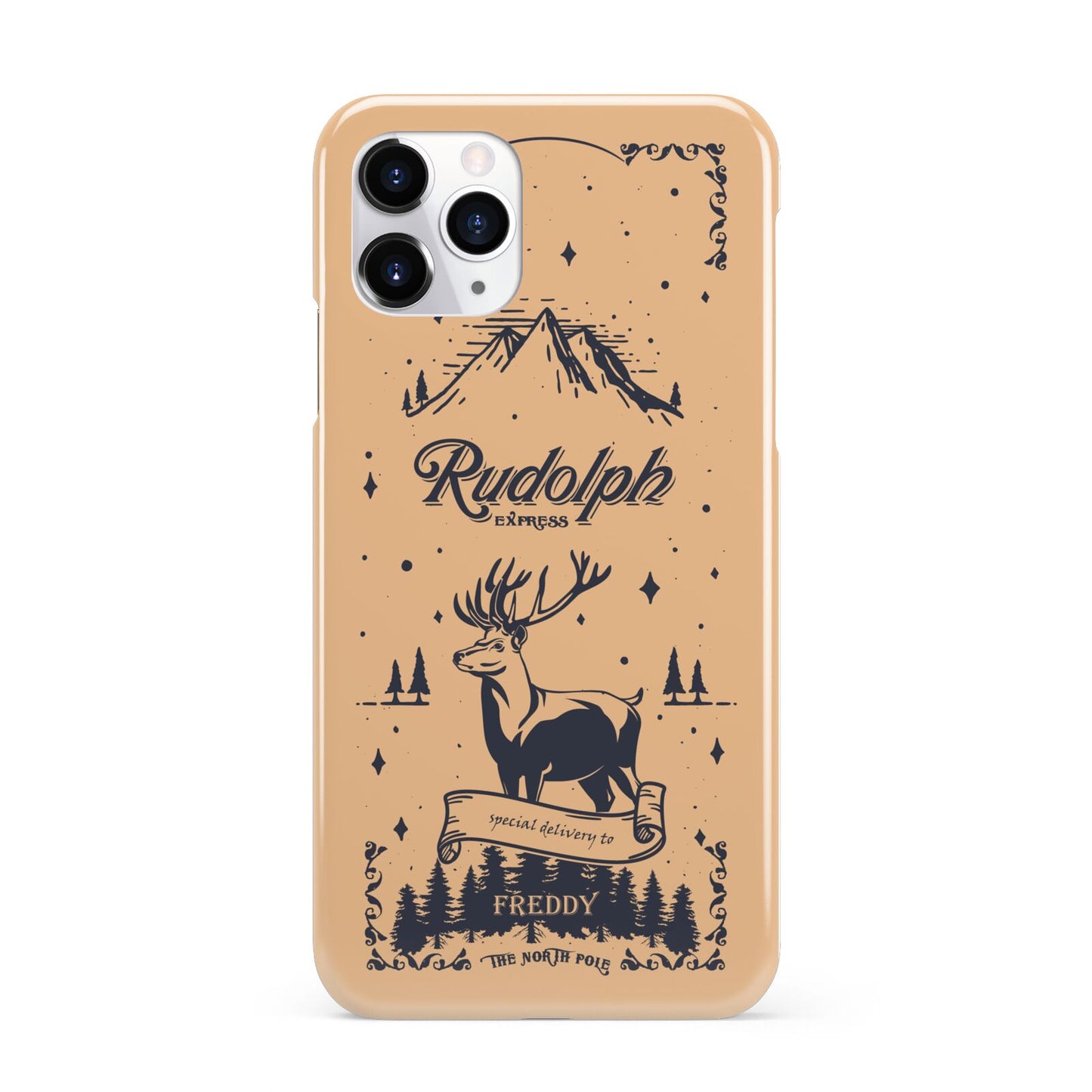 Rudolph Express Personalised iPhone 11 Pro 3D Snap Case