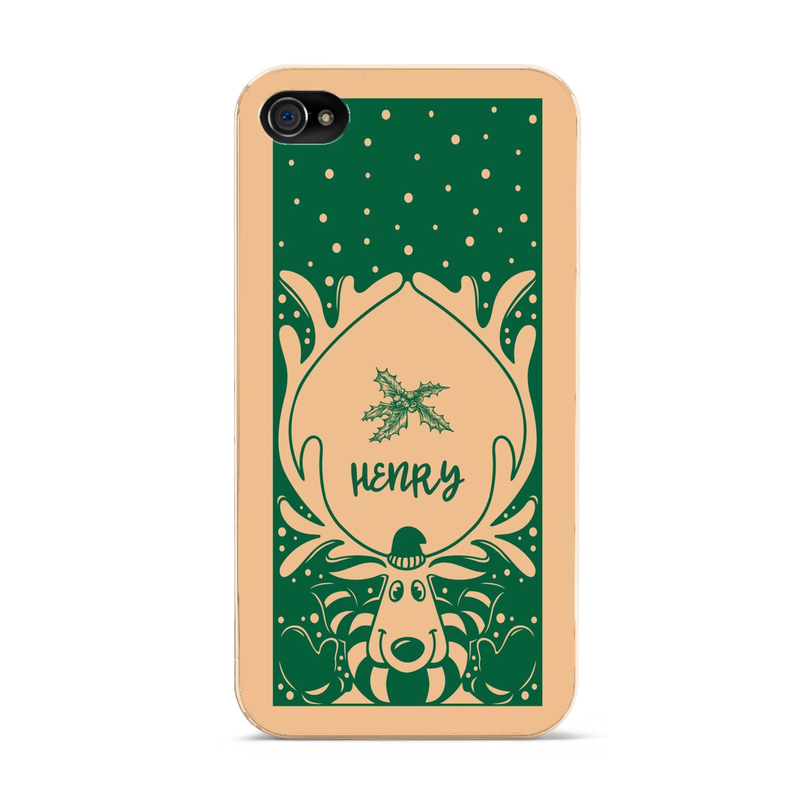 Rudolph Personalised Apple iPhone 4s Case