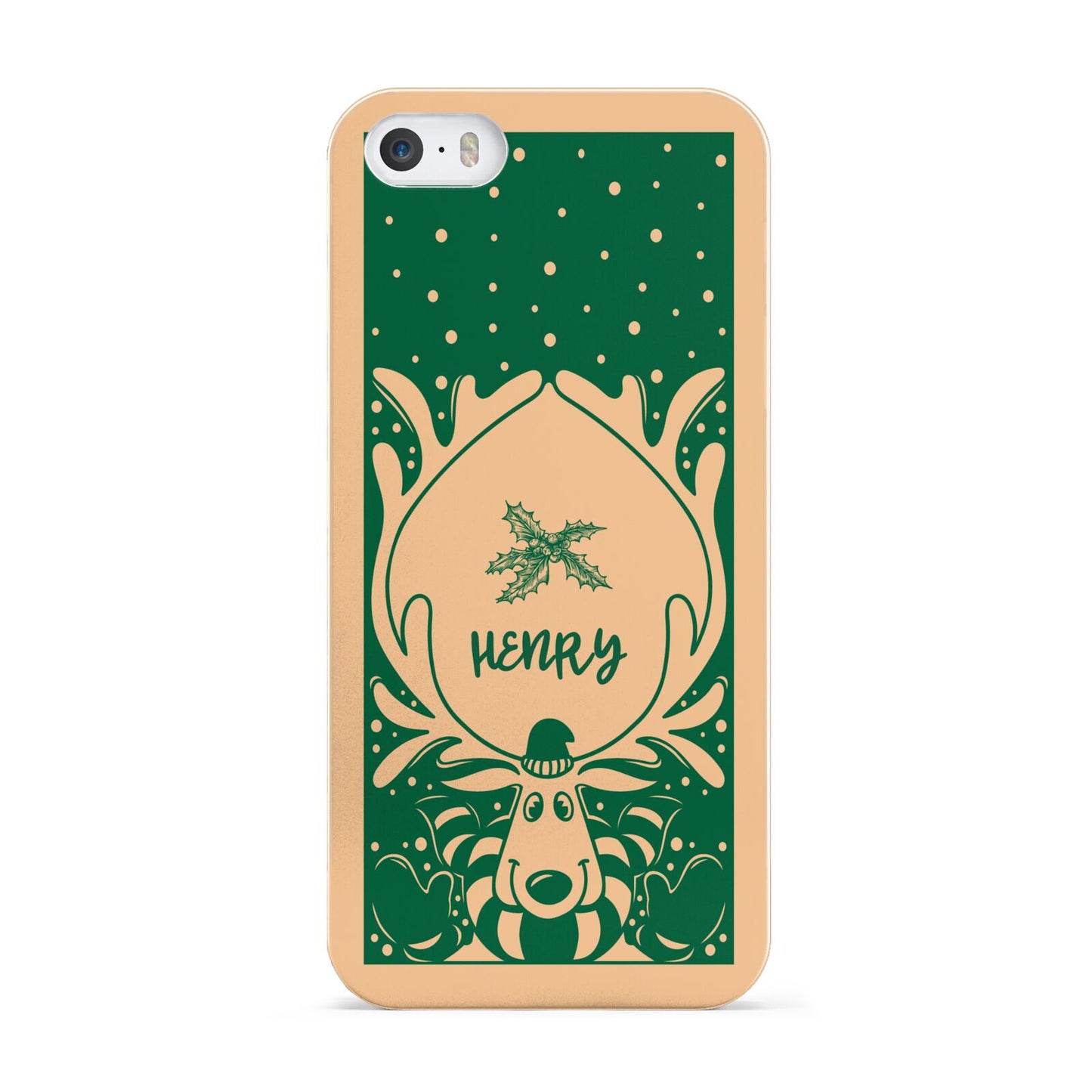 Rudolph Personalised Apple iPhone 5 Case