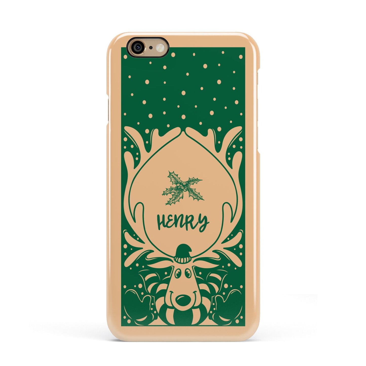 Rudolph Personalised Apple iPhone 6 3D Snap Case