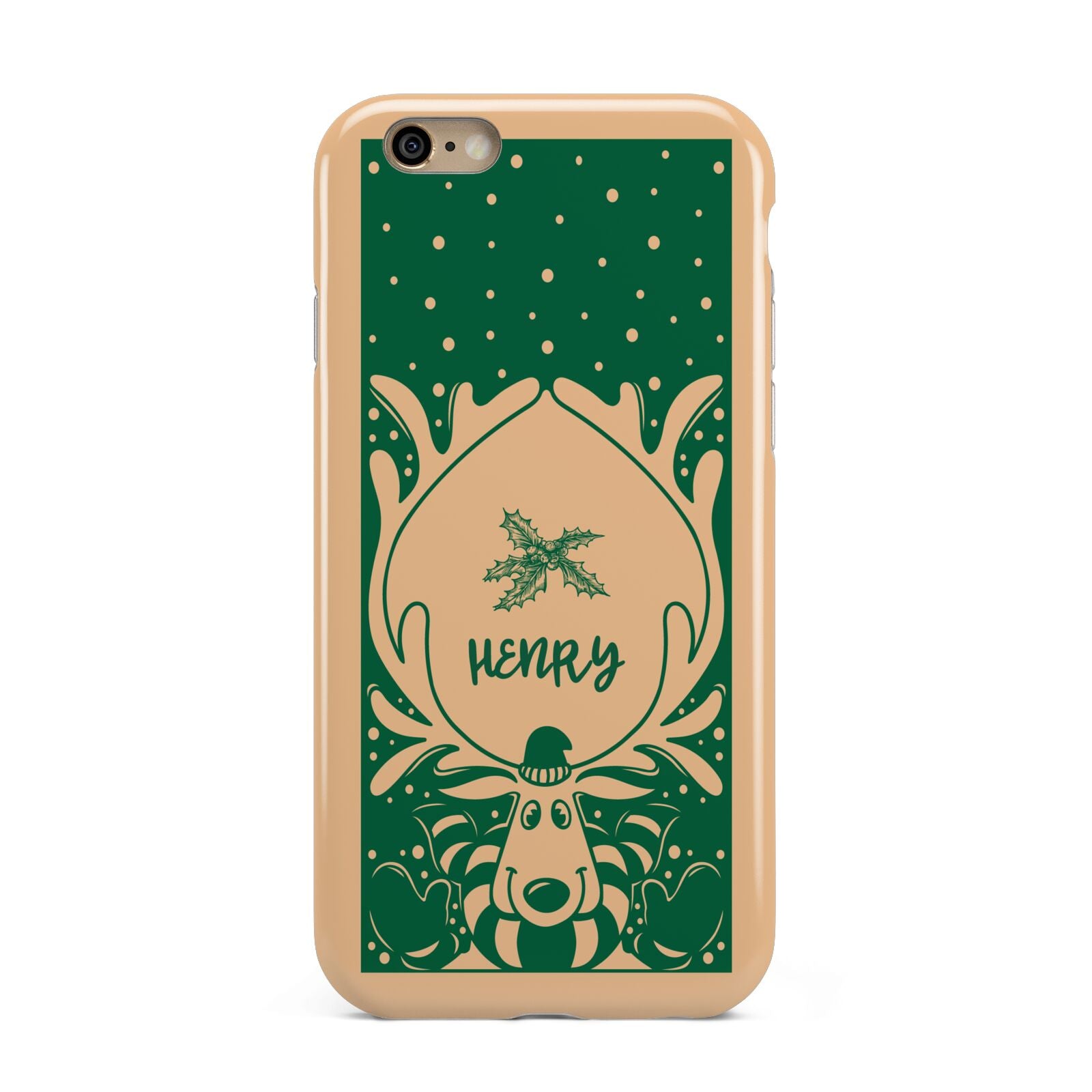 Rudolph Personalised Apple iPhone 6 3D Tough Case