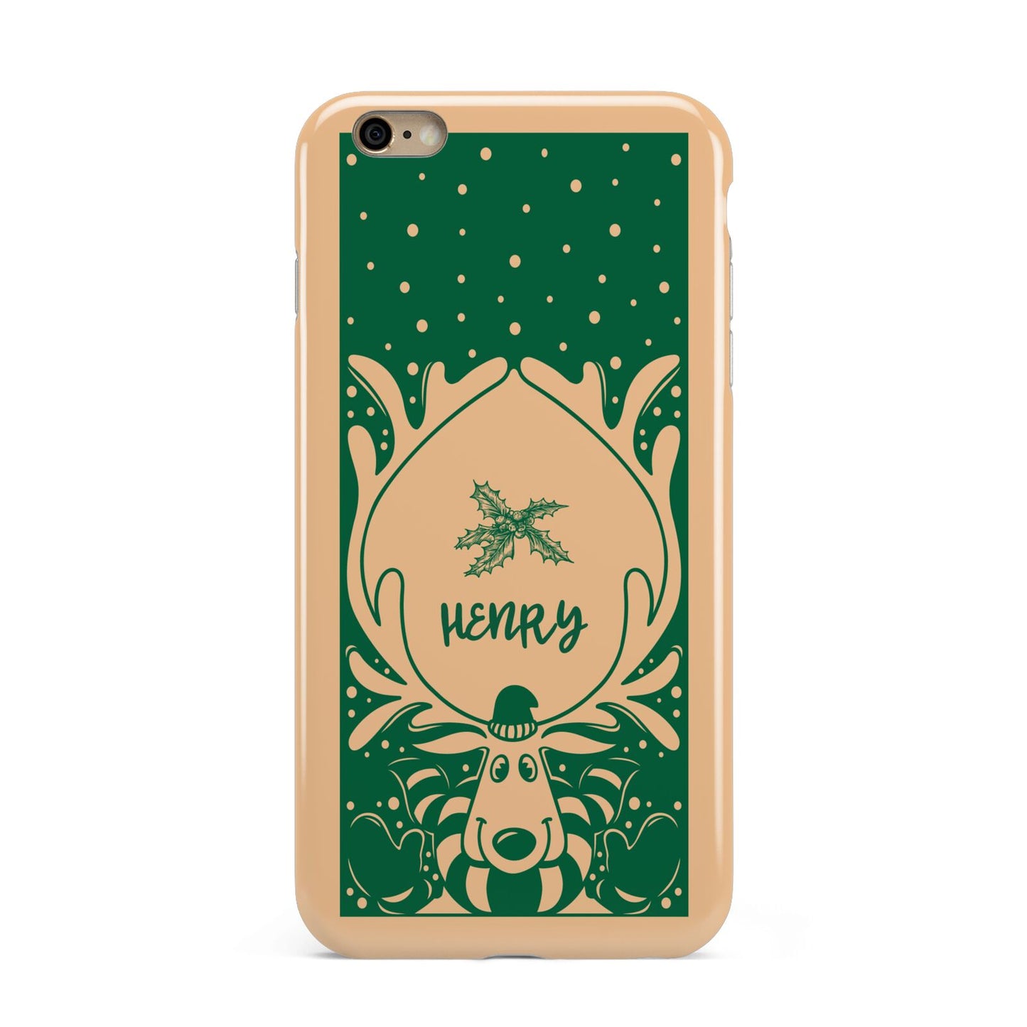 Rudolph Personalised Apple iPhone 6 Plus 3D Tough Case