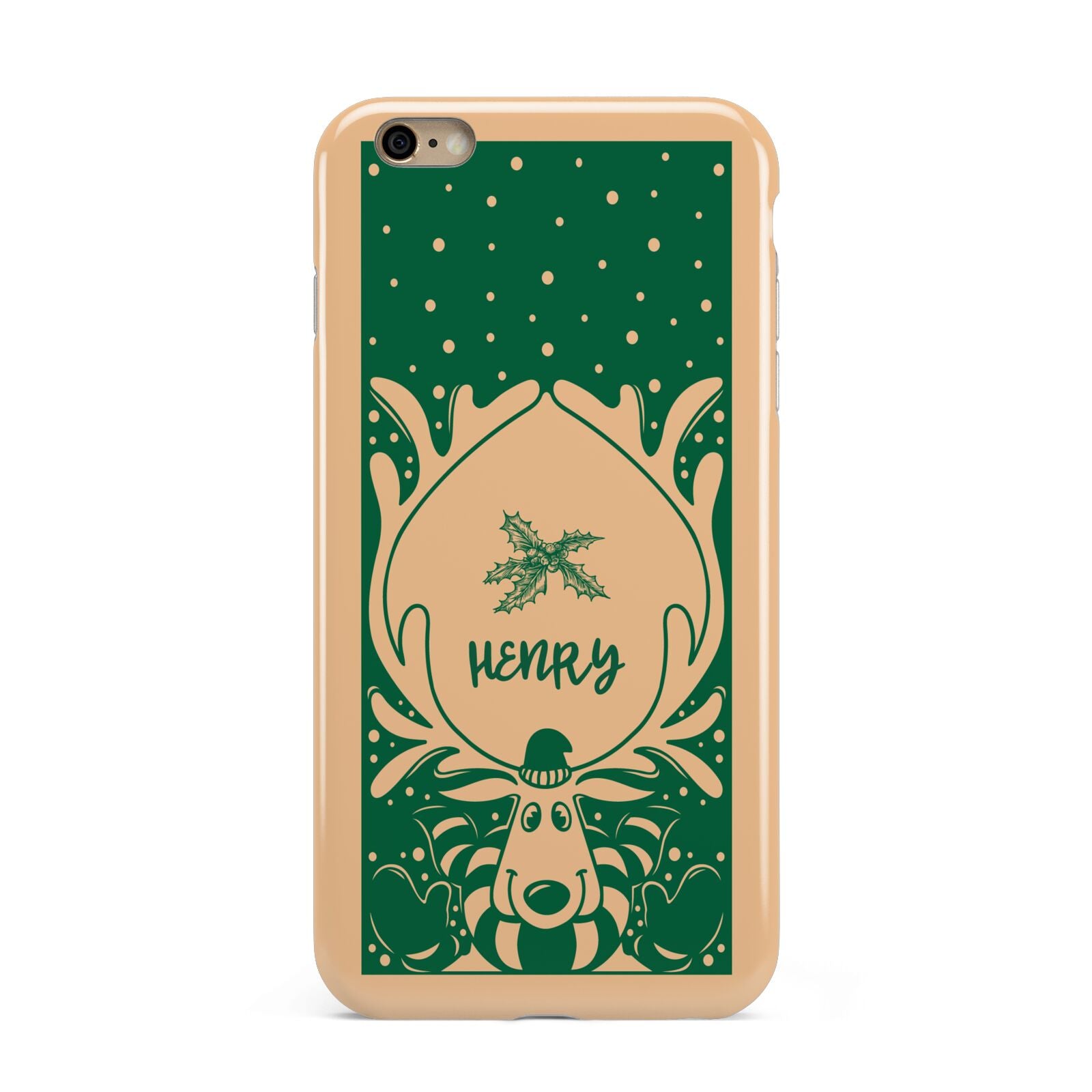 Rudolph Personalised Apple iPhone 6 Plus 3D Tough Case