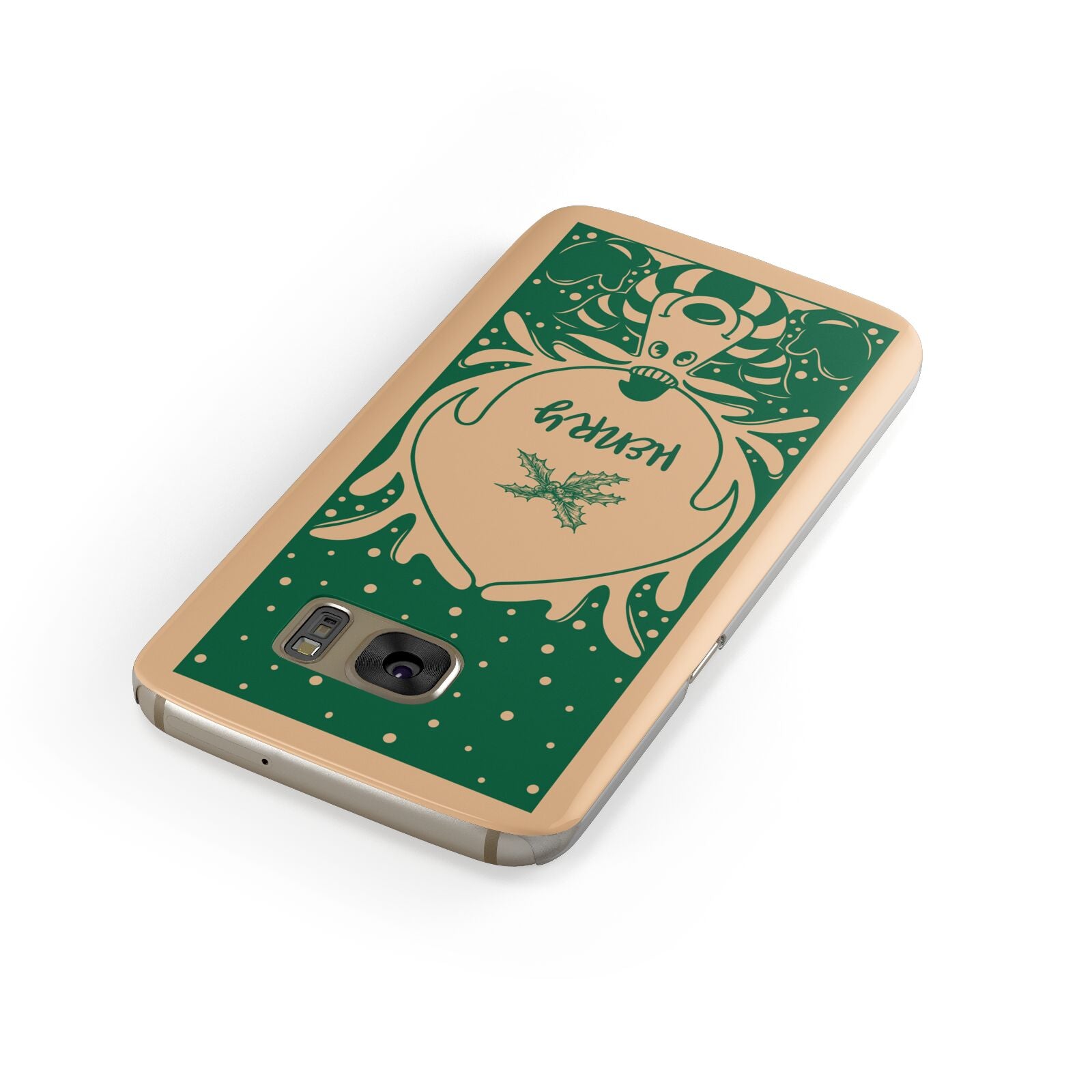 Rudolph Personalised Samsung Galaxy Case Front Close Up