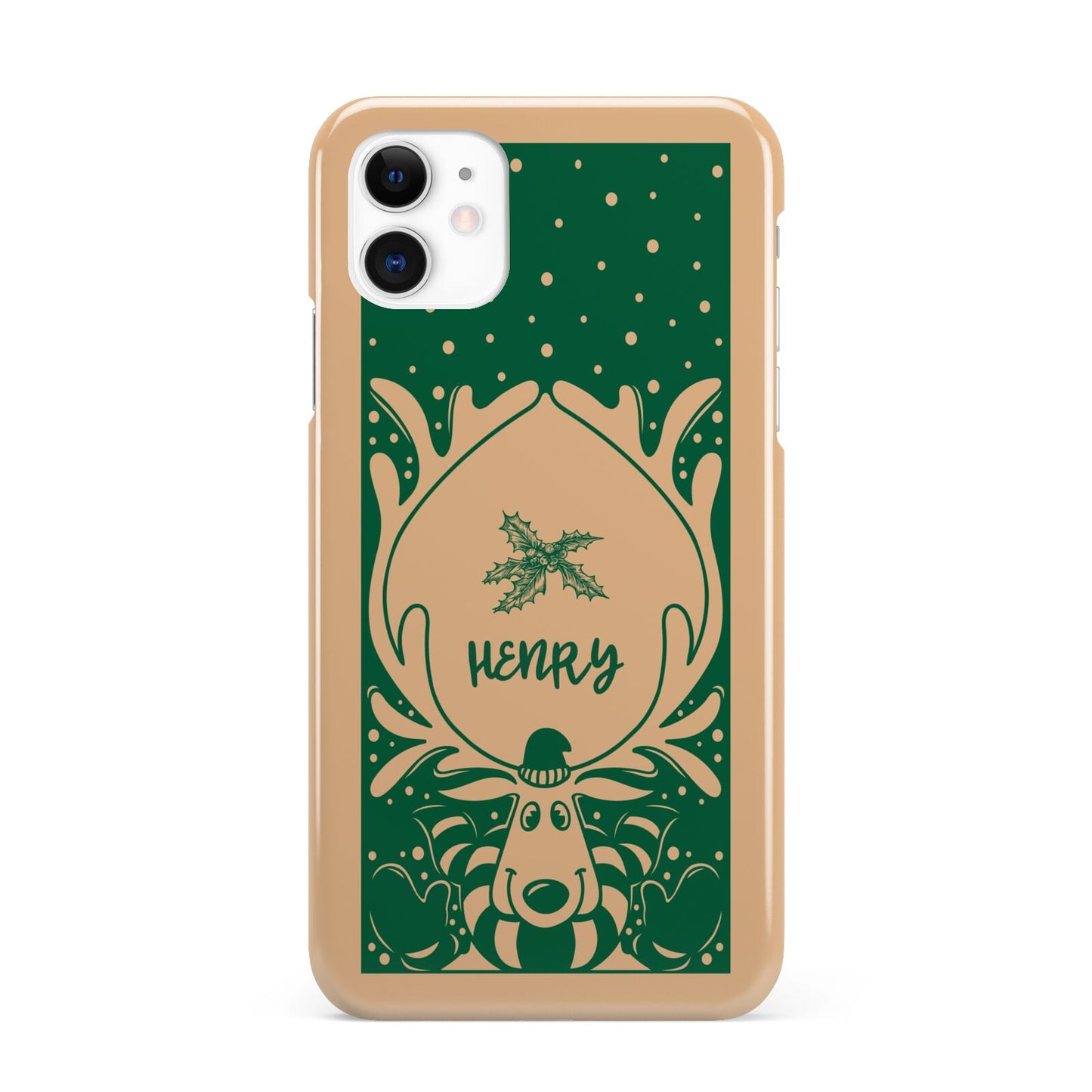 Rudolph Personalised iPhone 11 3D Snap Case