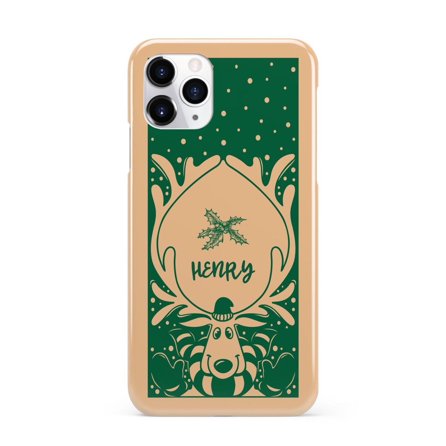 Rudolph Personalised iPhone 11 Pro 3D Snap Case