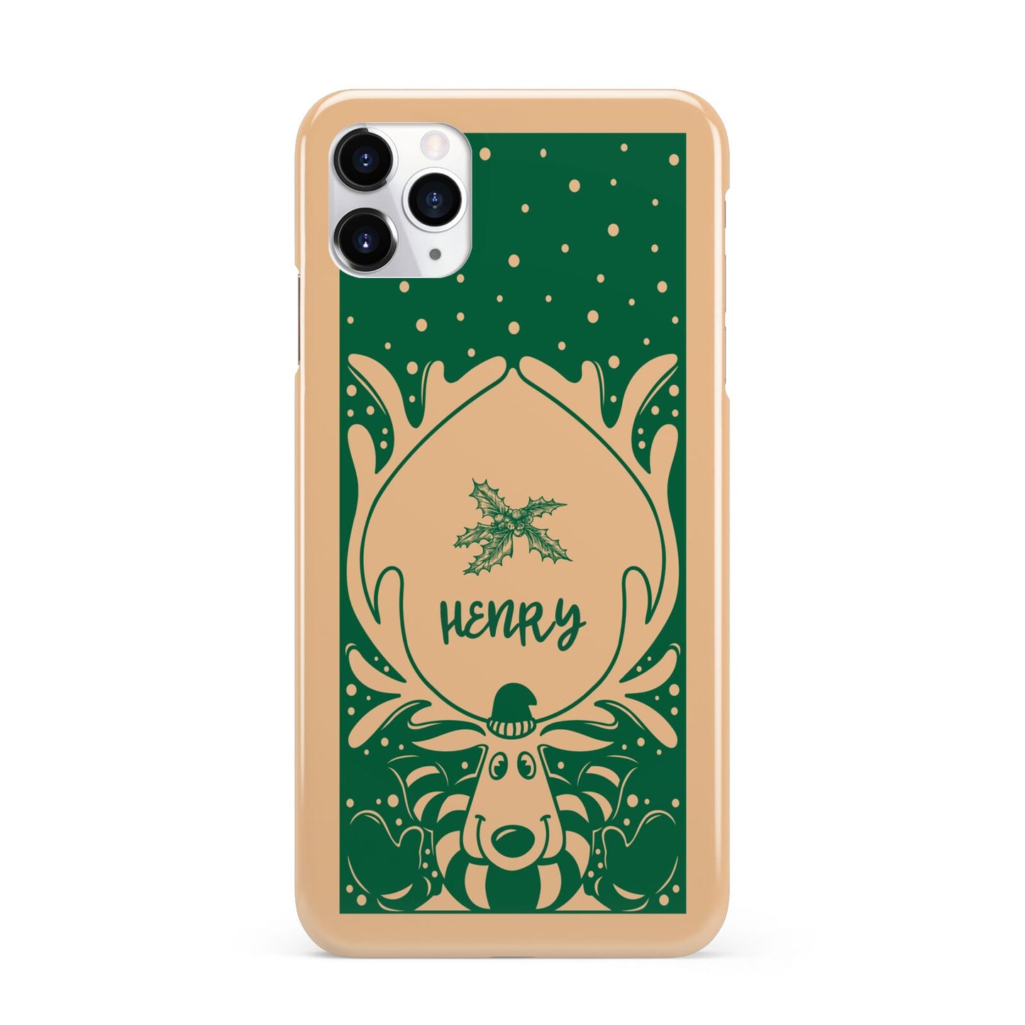 Rudolph Personalised iPhone 11 Pro Max 3D Snap Case