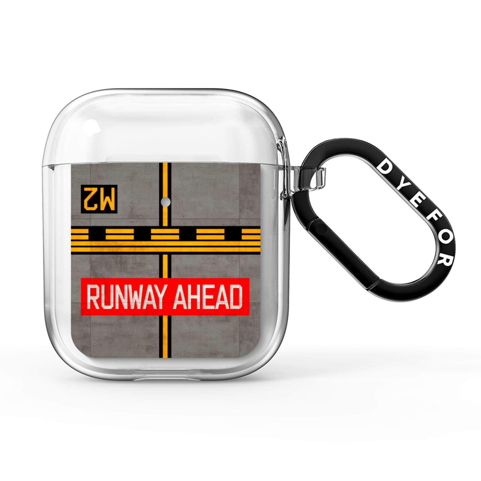 Runway Ahead AirPods Clear Case