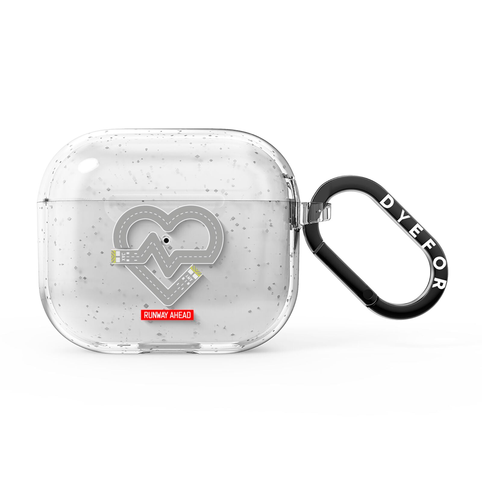 Runway Love Heart AirPods Glitter Case 3rd Gen