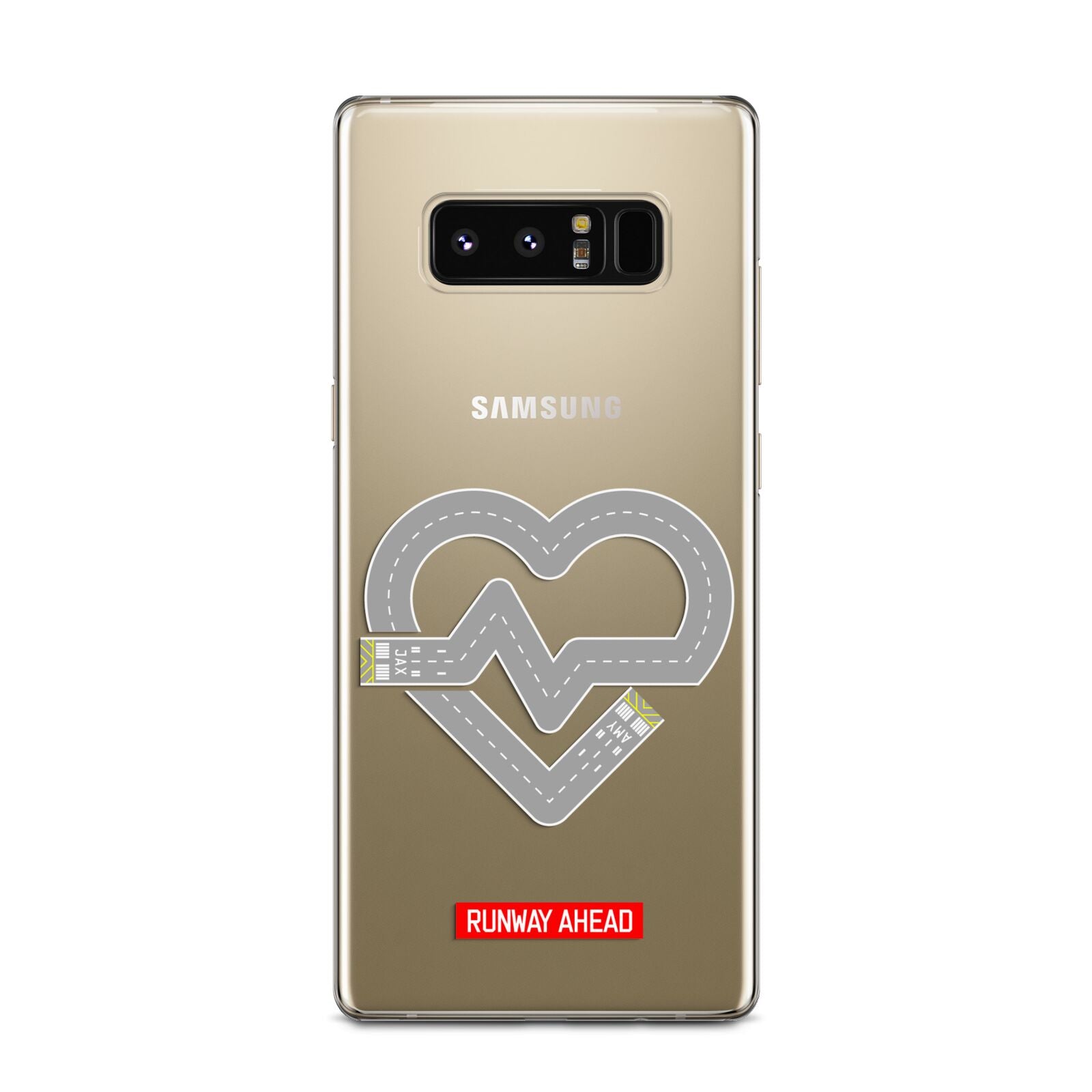 Runway Love Heart Samsung Galaxy Note 8 Case