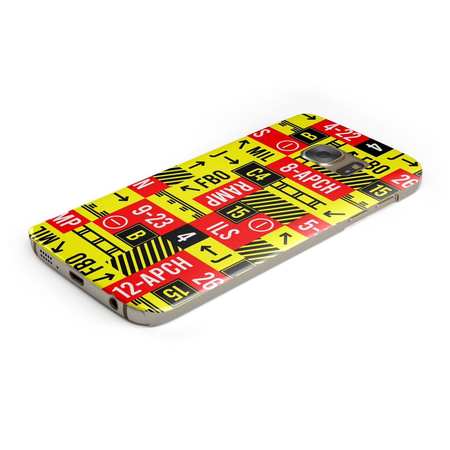 Runway Signs Samsung Galaxy Case Bottom Cutout