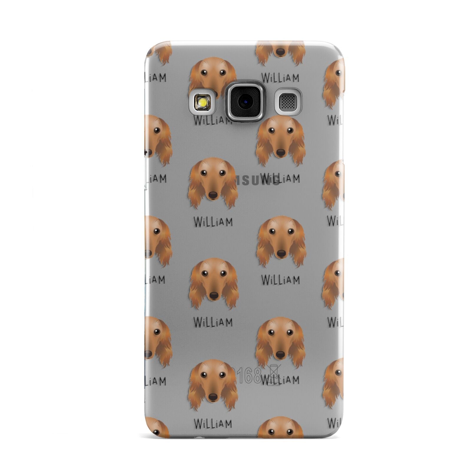 Saluki Icon with Name Samsung Galaxy A3 Case