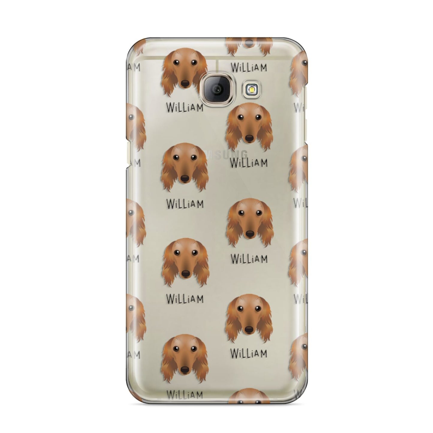 Saluki Icon with Name Samsung Galaxy A8 2016 Case