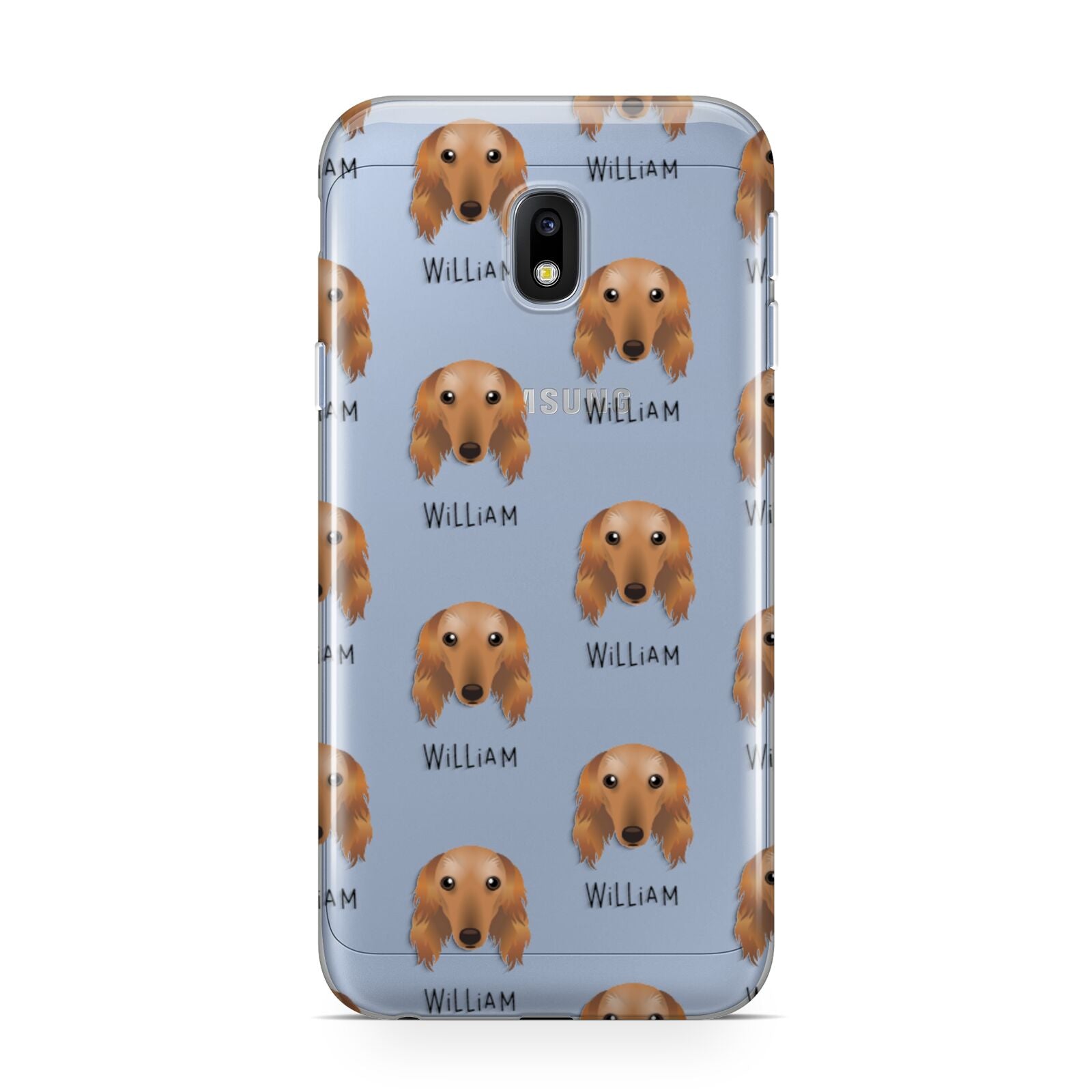 Saluki Icon with Name Samsung Galaxy J3 2017 Case