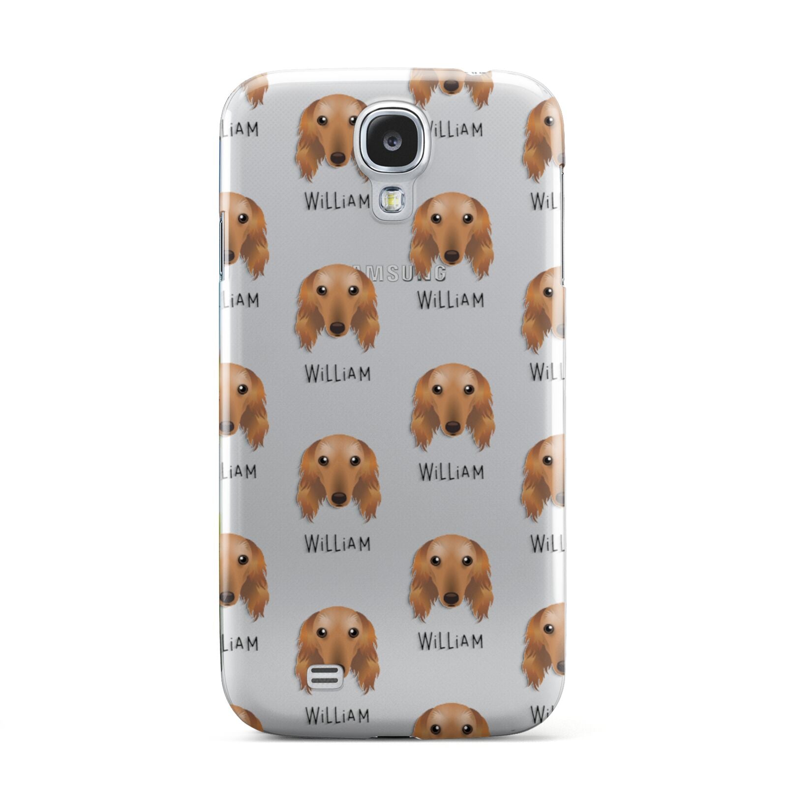 Saluki Icon with Name Samsung Galaxy S4 Case