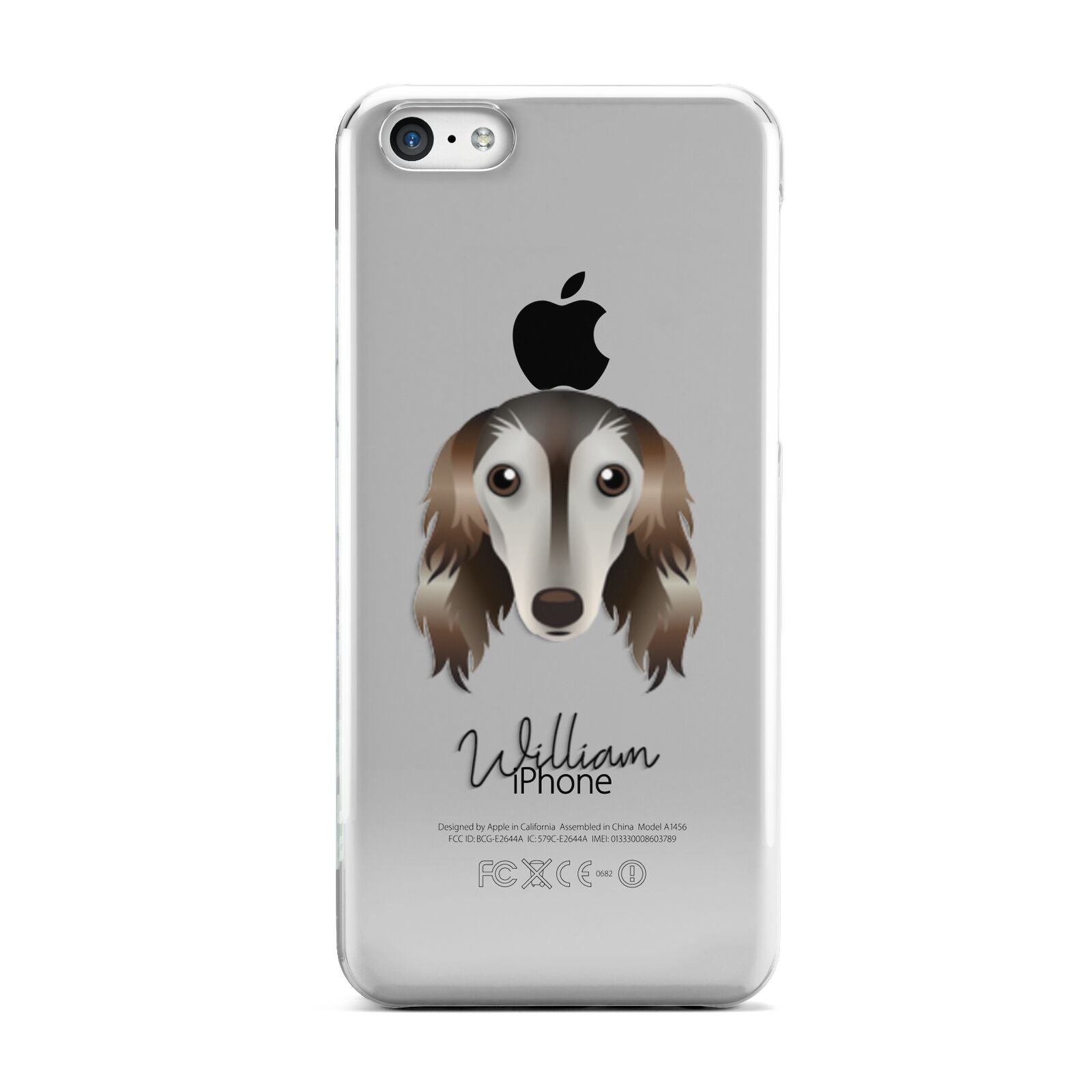 Saluki Personalised Apple iPhone 5c Case