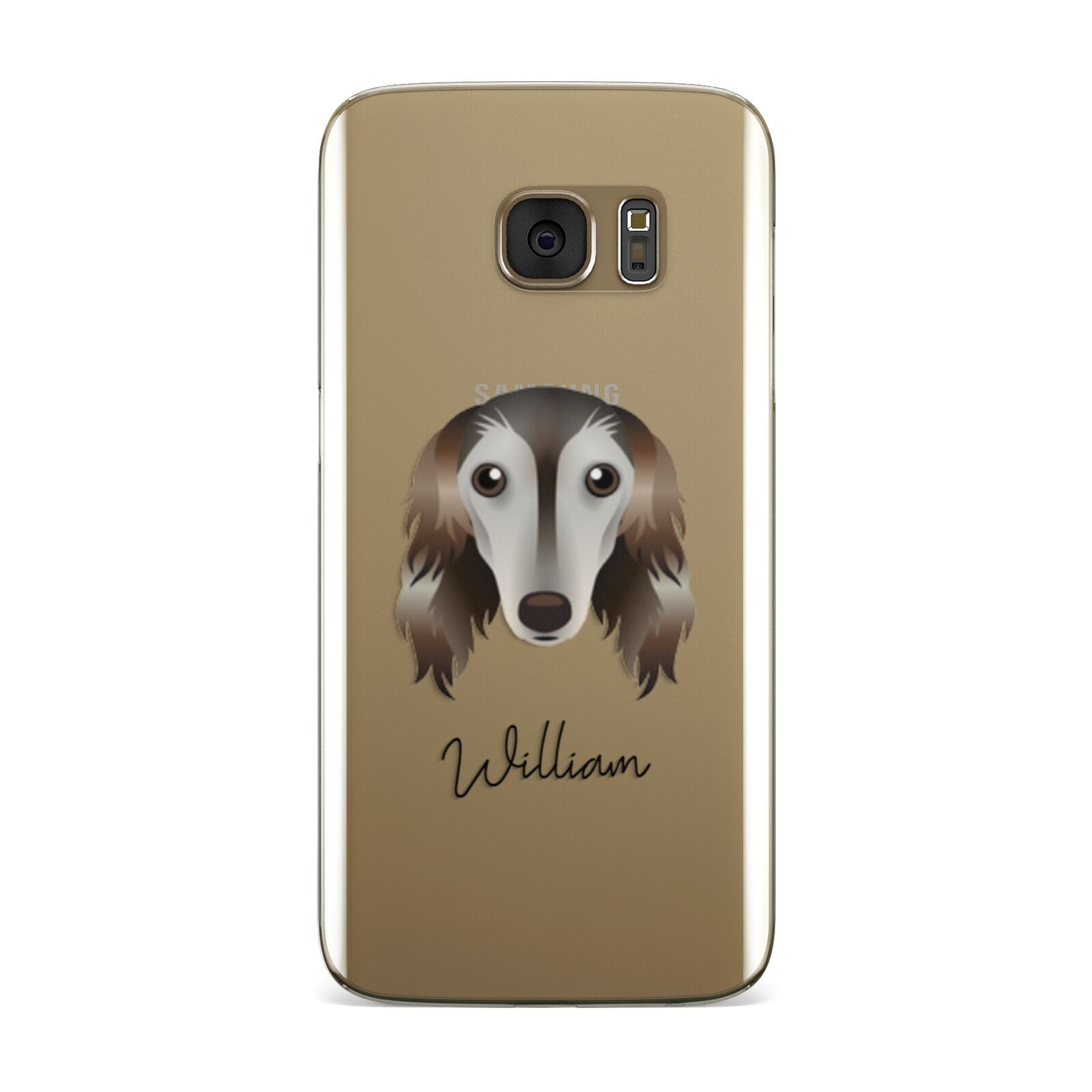 Saluki Personalised Samsung Galaxy Case