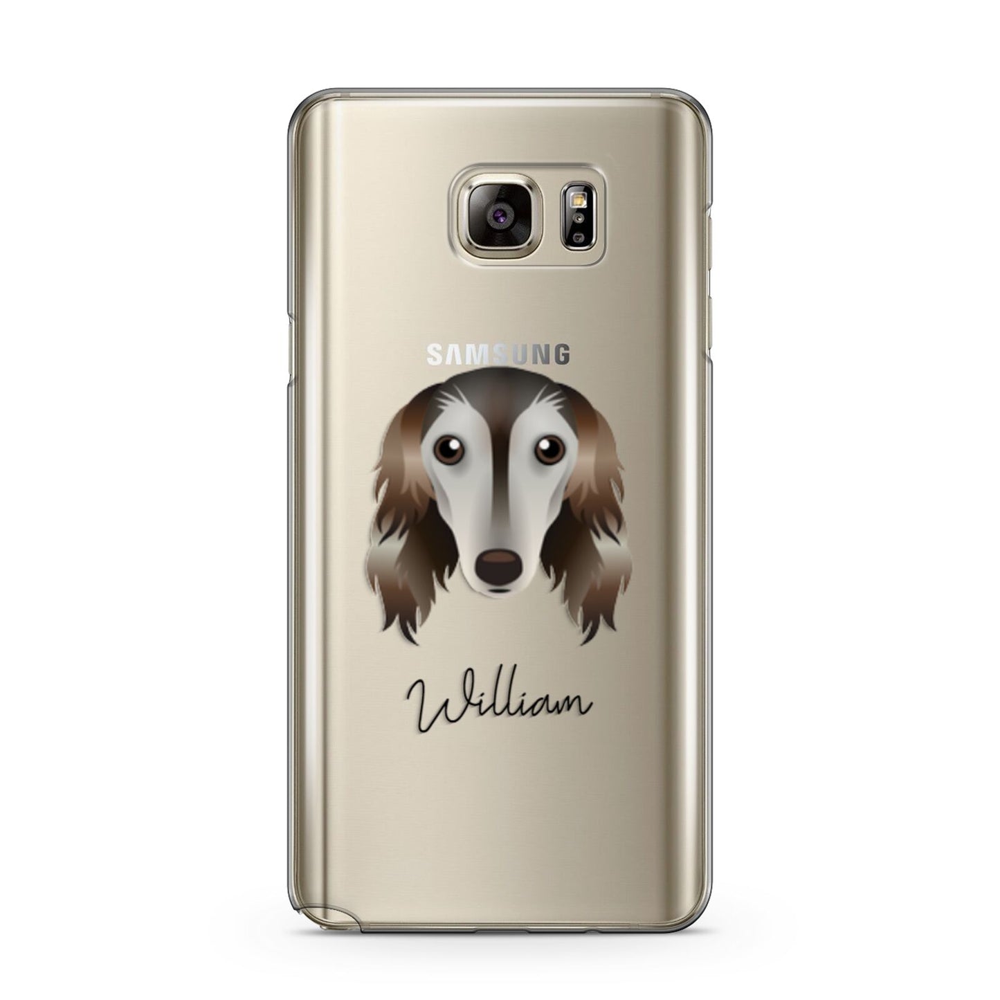 Saluki Personalised Samsung Galaxy Note 5 Case