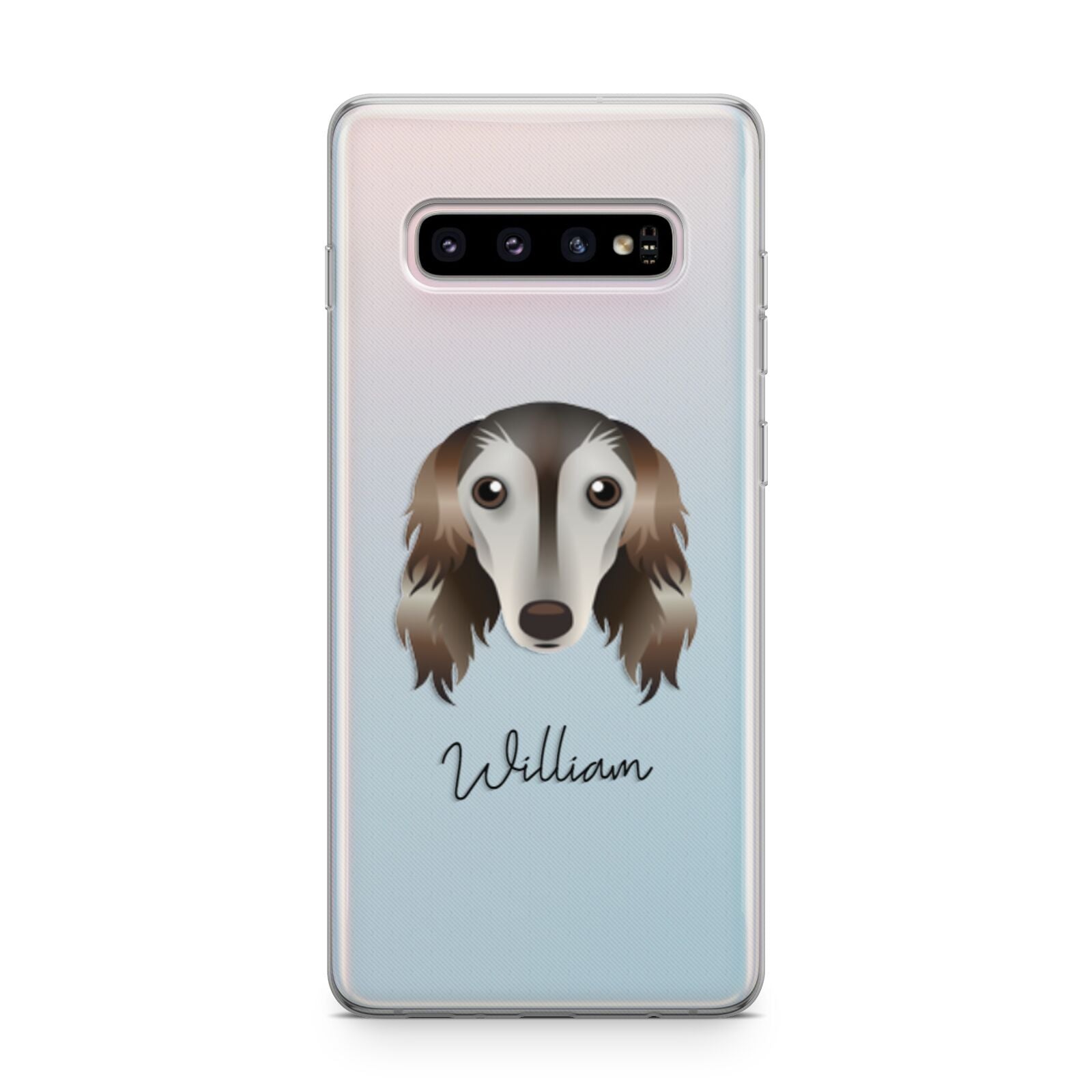 Saluki Personalised Samsung Galaxy S10 Plus Case